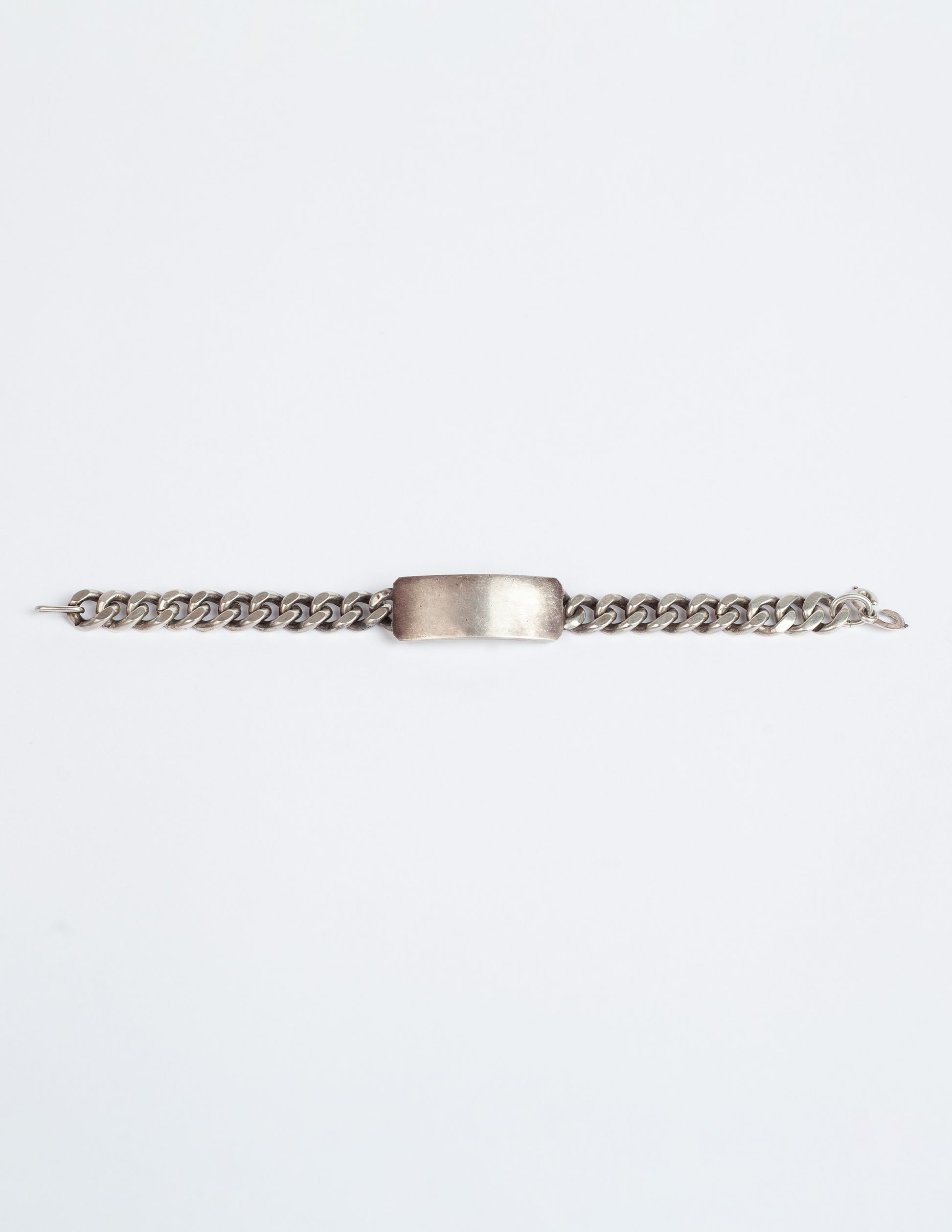 Rivay Vintage World War II Sterling Silver ID Bracelet