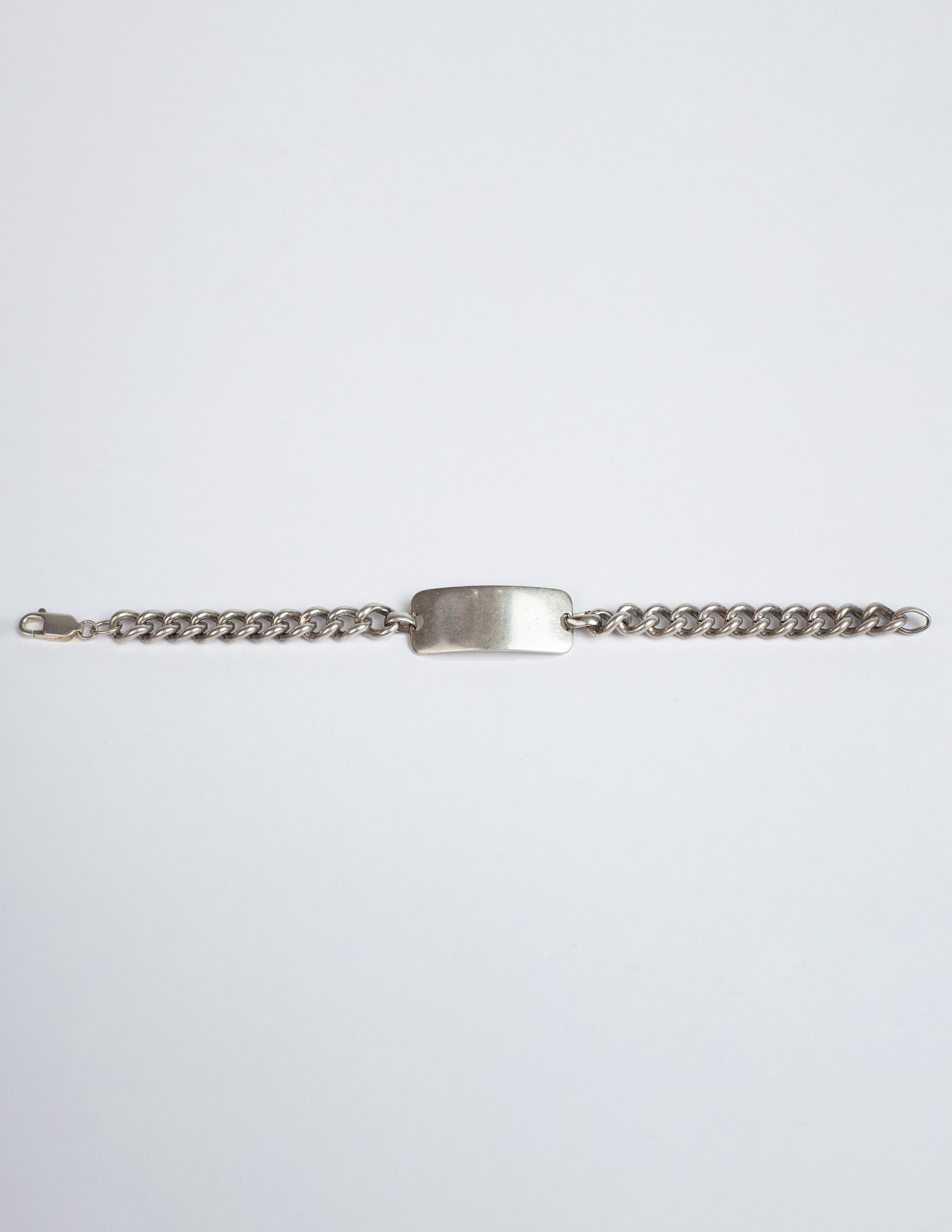 Vintage WWII Sterling Silver ID Bracelet