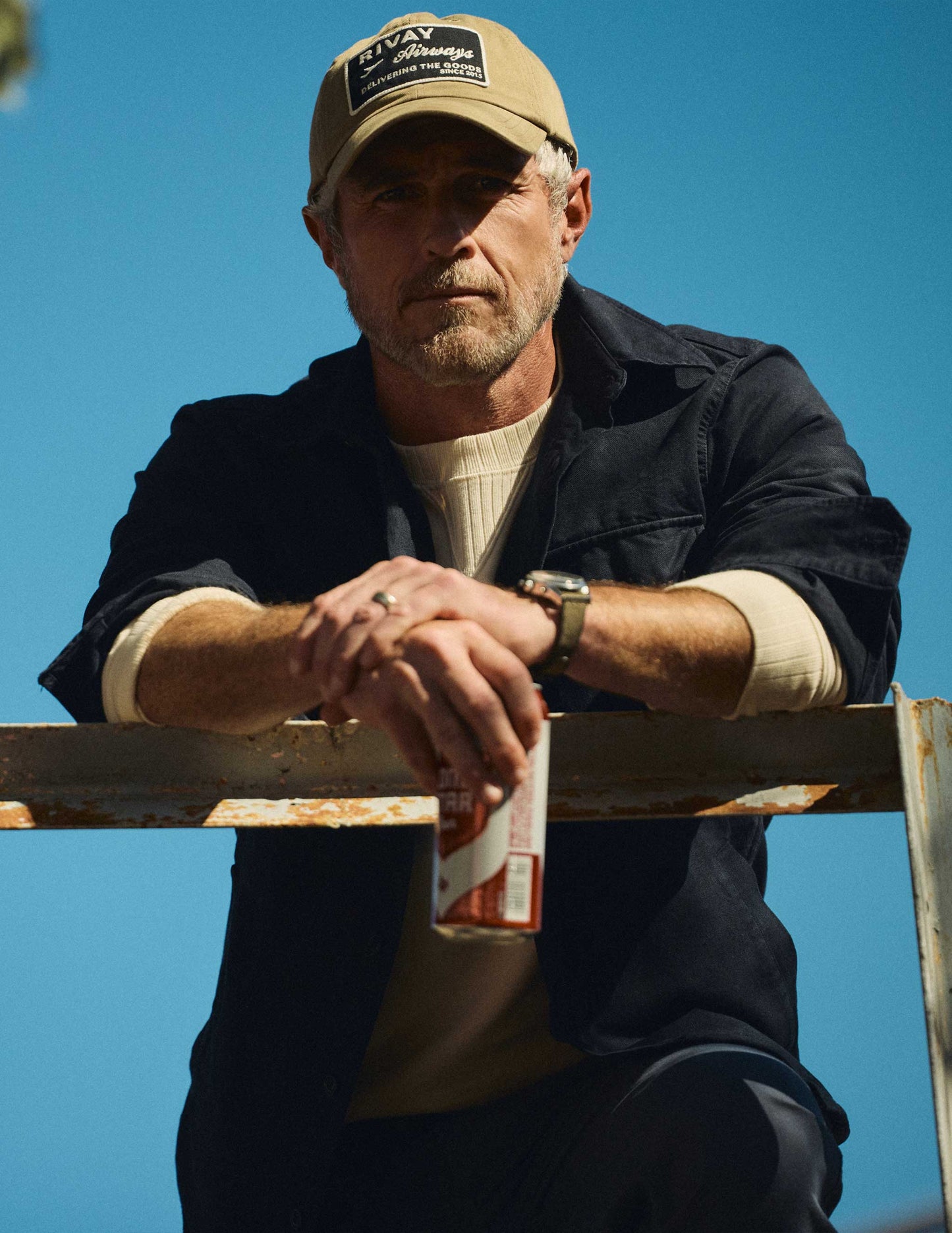 Rivay Airways Hat in Khaki