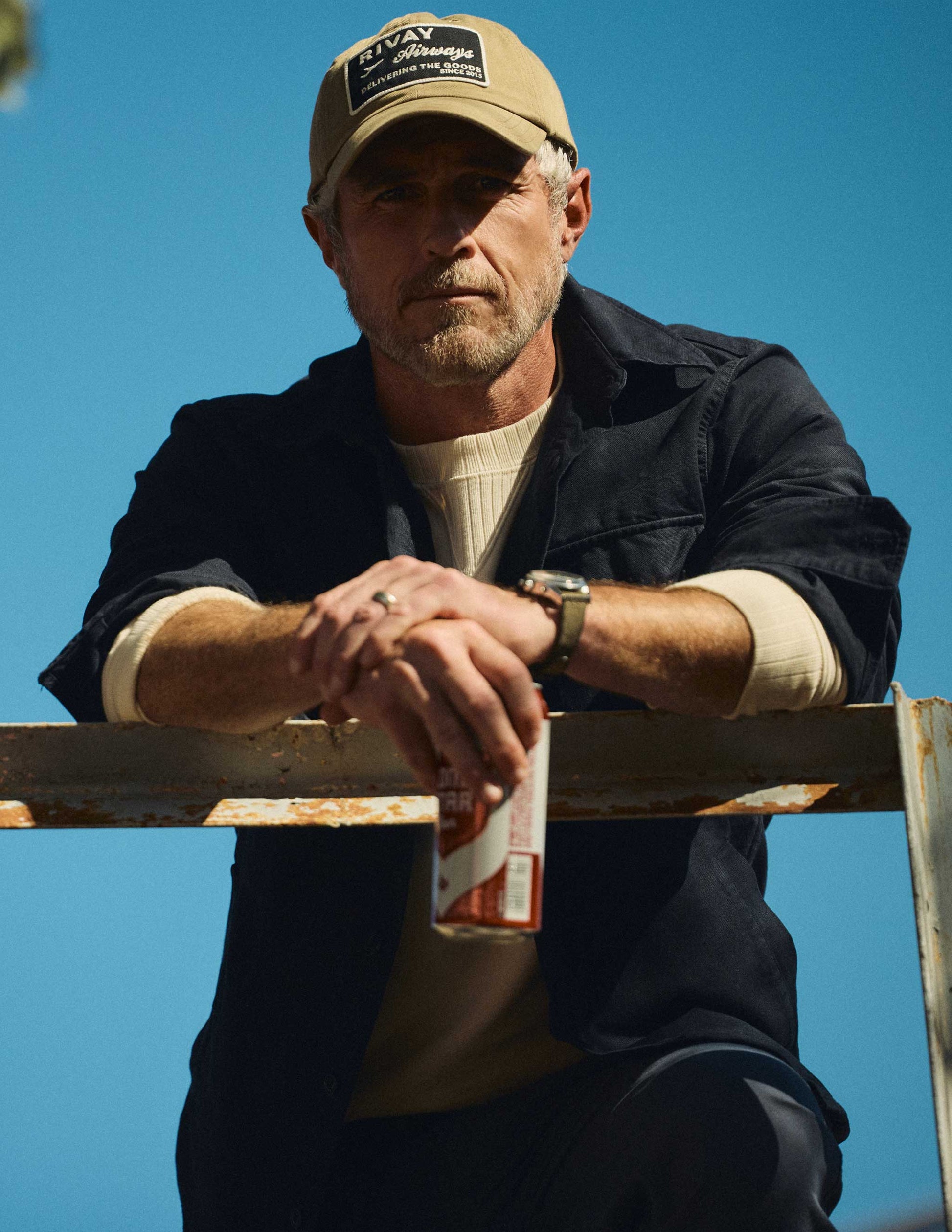 Rivay Airways Hat in Khaki