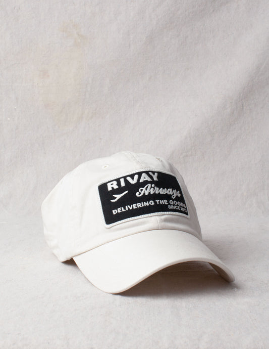 Rivay Airways Hat in Vintage White