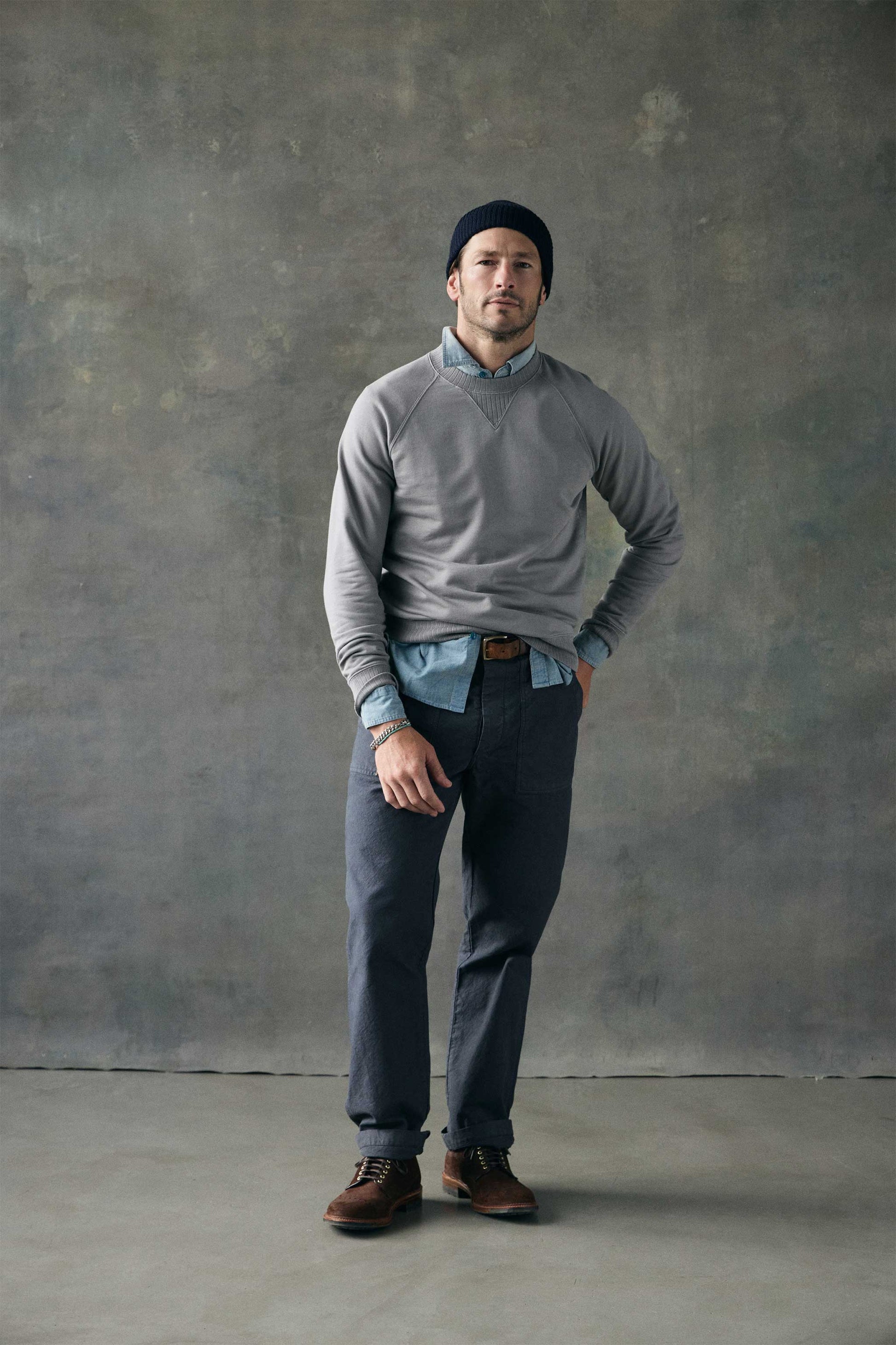 Series II Garment Dyed Utility Pant in Vintage Black