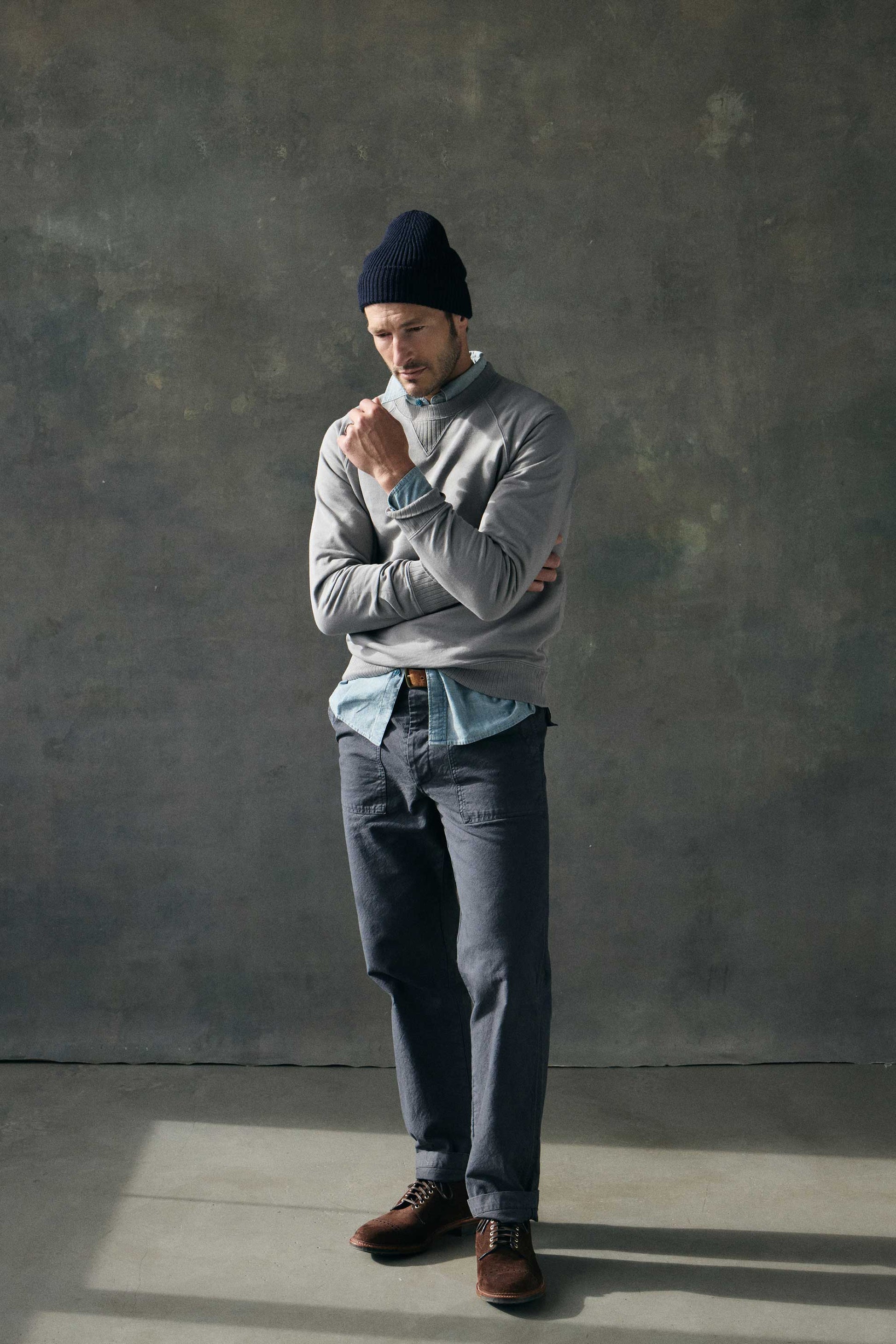 Series II Garment Dyed Utility Pant in Vintage Black
