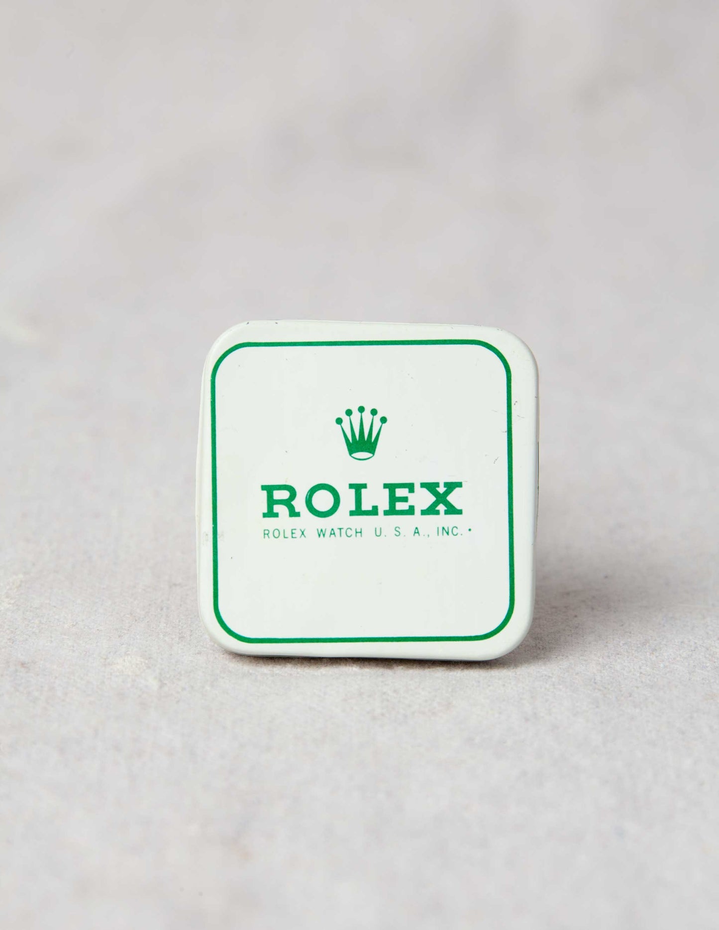 Vintage Rolex® Watch USA Dealer Watch Parts Tin Storage Box
