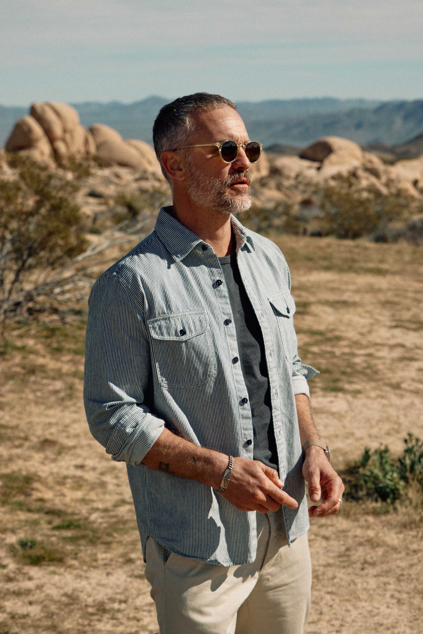 Palmer Indigo Stripe Workshirt