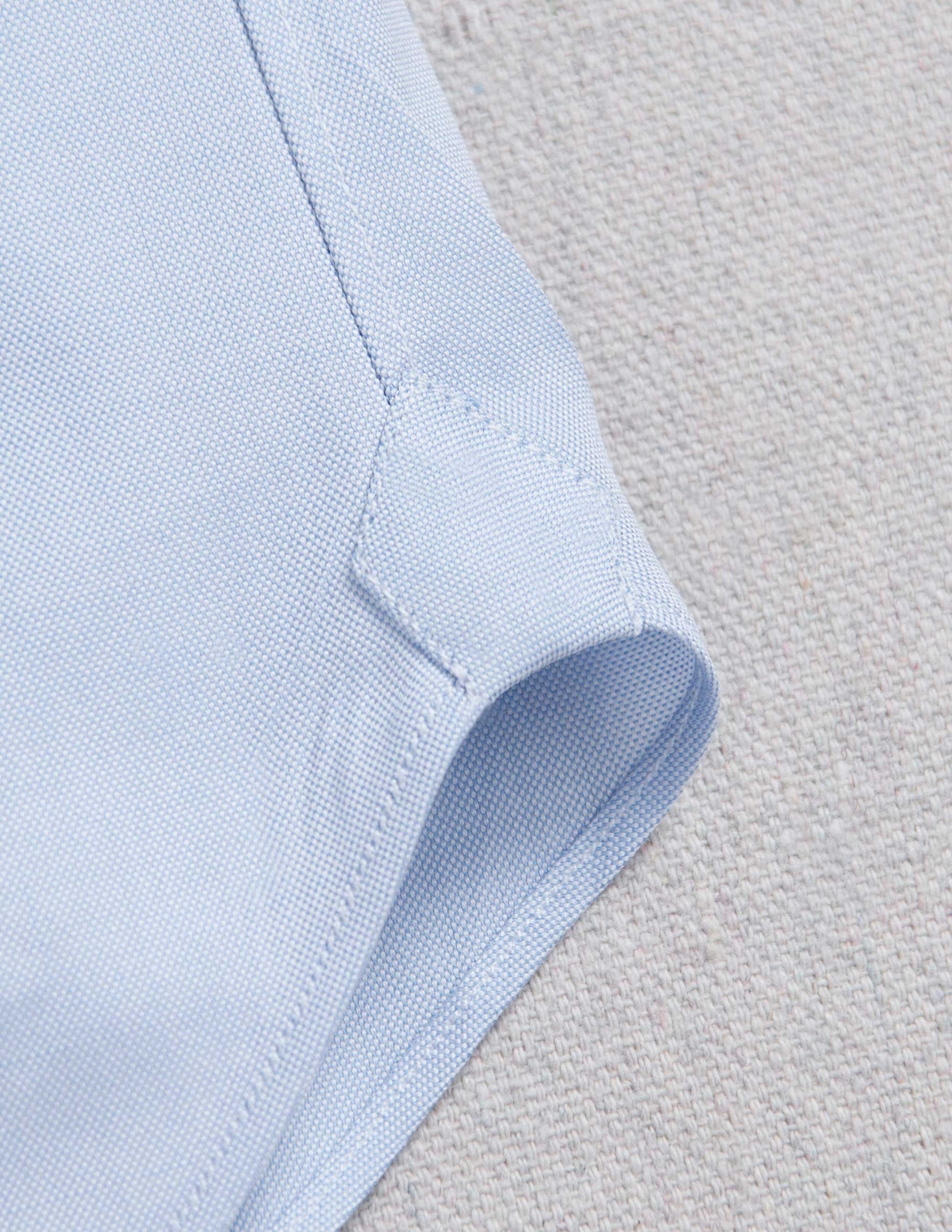Rivay Corso Italian Dress Shirt in Classic Blue Pinpoint Oxford