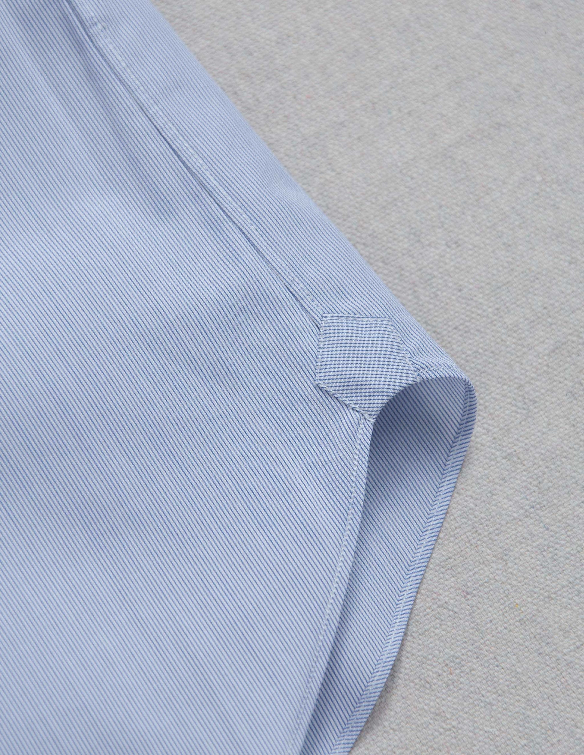 Corso Italian Dress Shirt in Classic Blue Micro Stripe