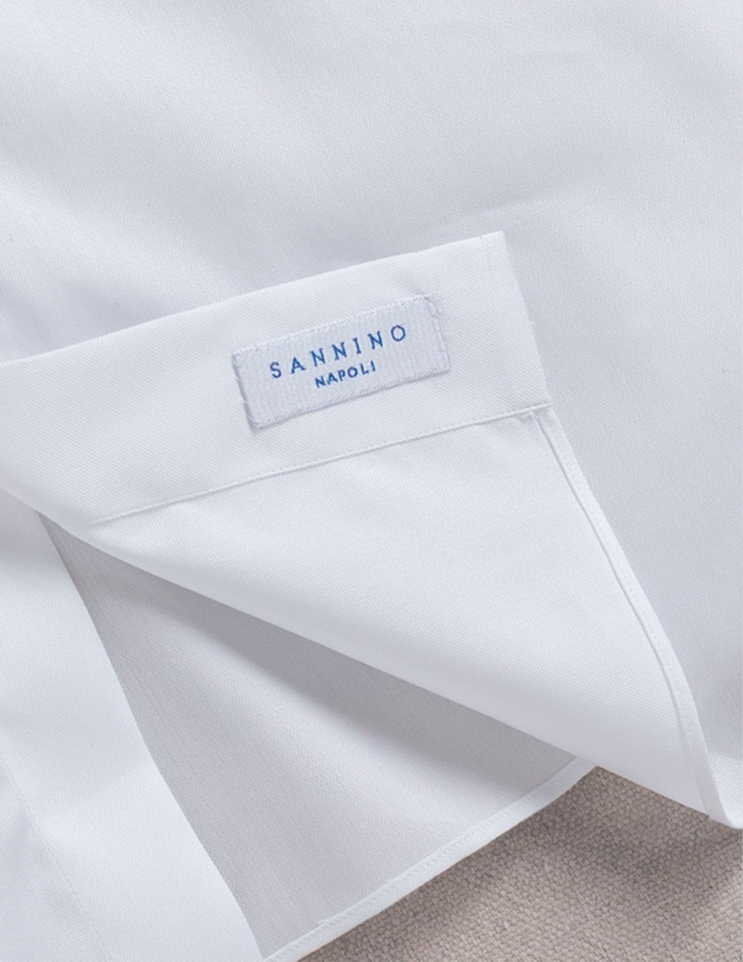 The Corso Italian Dress Shirt in Classic White Pinpoint Oxford