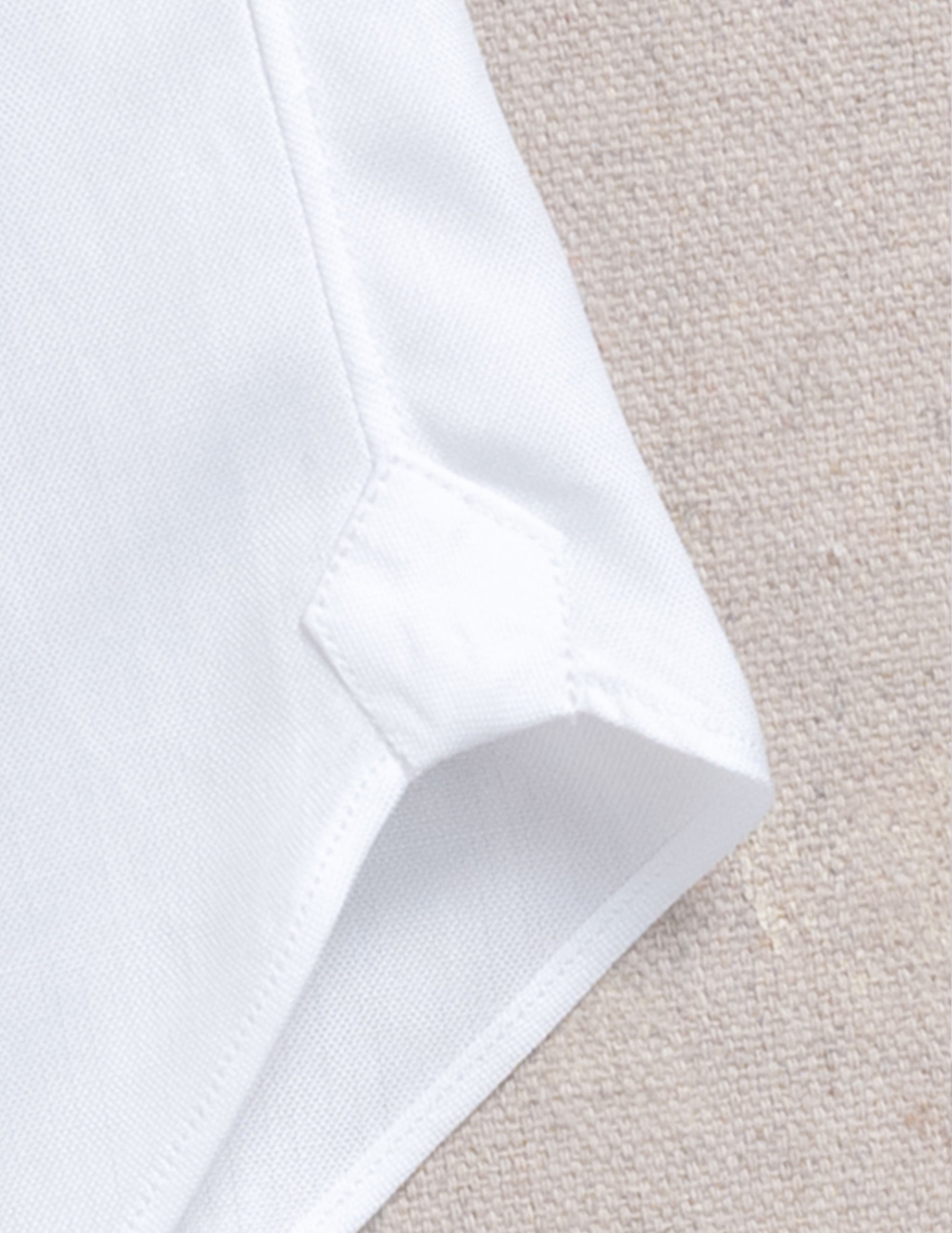 The Corso Italian Dress Shirt in Classic White Pinpoint Oxford