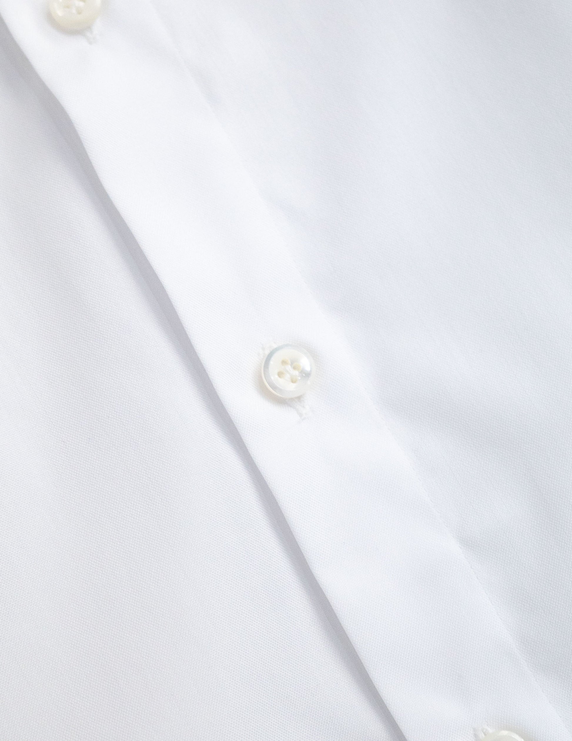 The Corso Italian Dress Shirt in Classic White Pinpoint Oxford