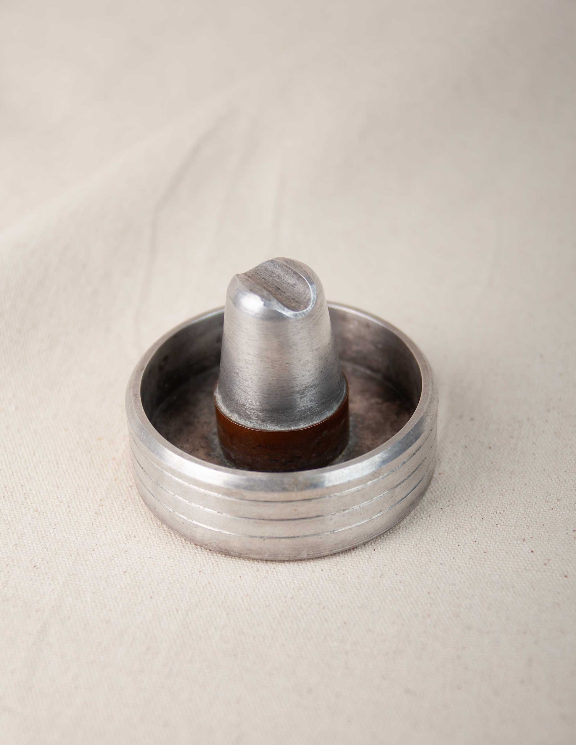Vintage Aluminum Ranch Hat Ashtray