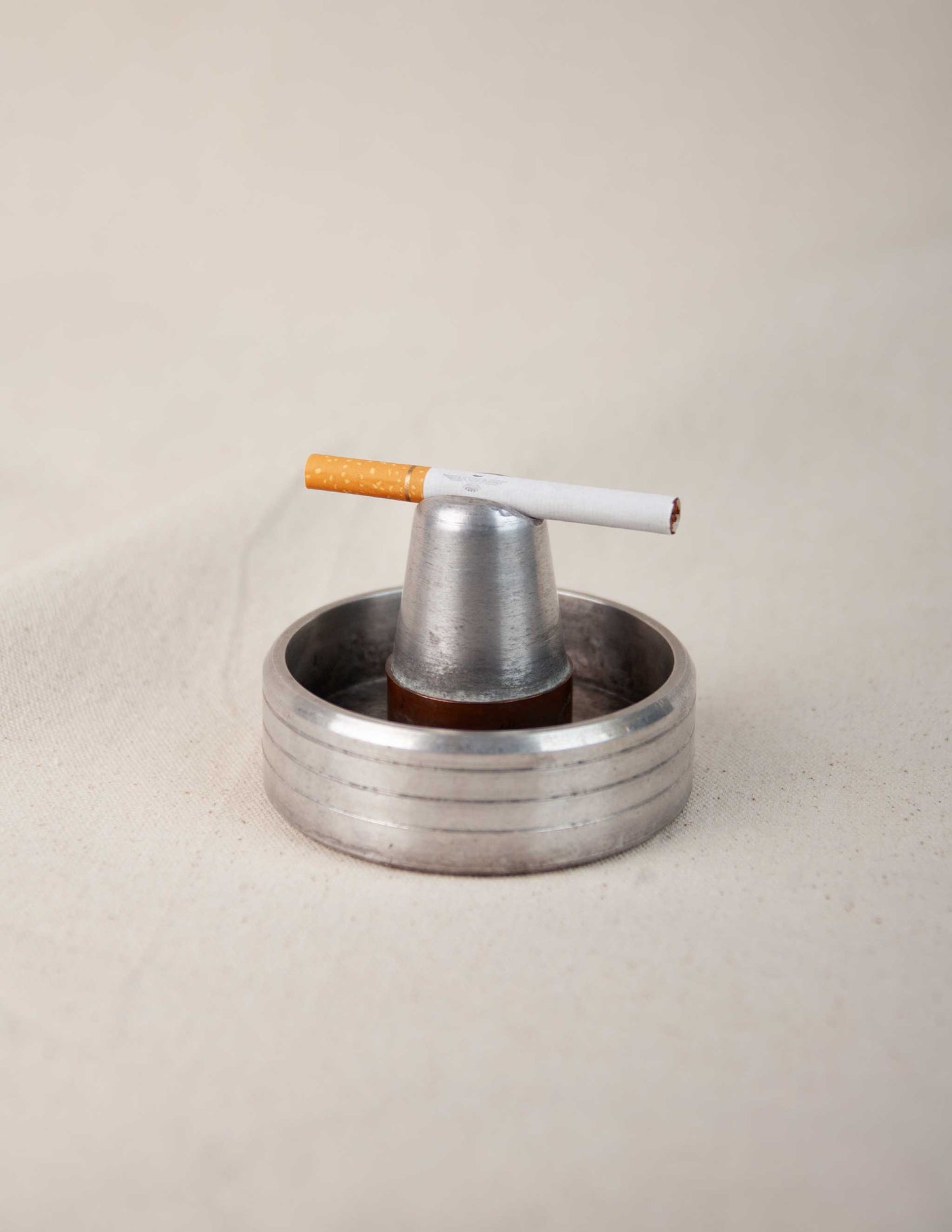 Vintage Aluminum Ranch Hat Ashtray