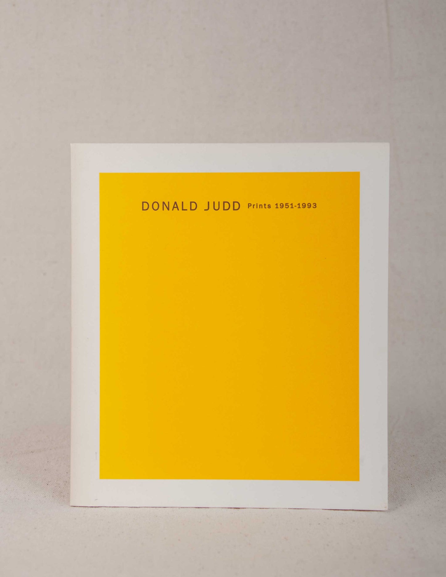 Donald Judd: Prints 1951–1993 (Japanese Exhibition Catalog)