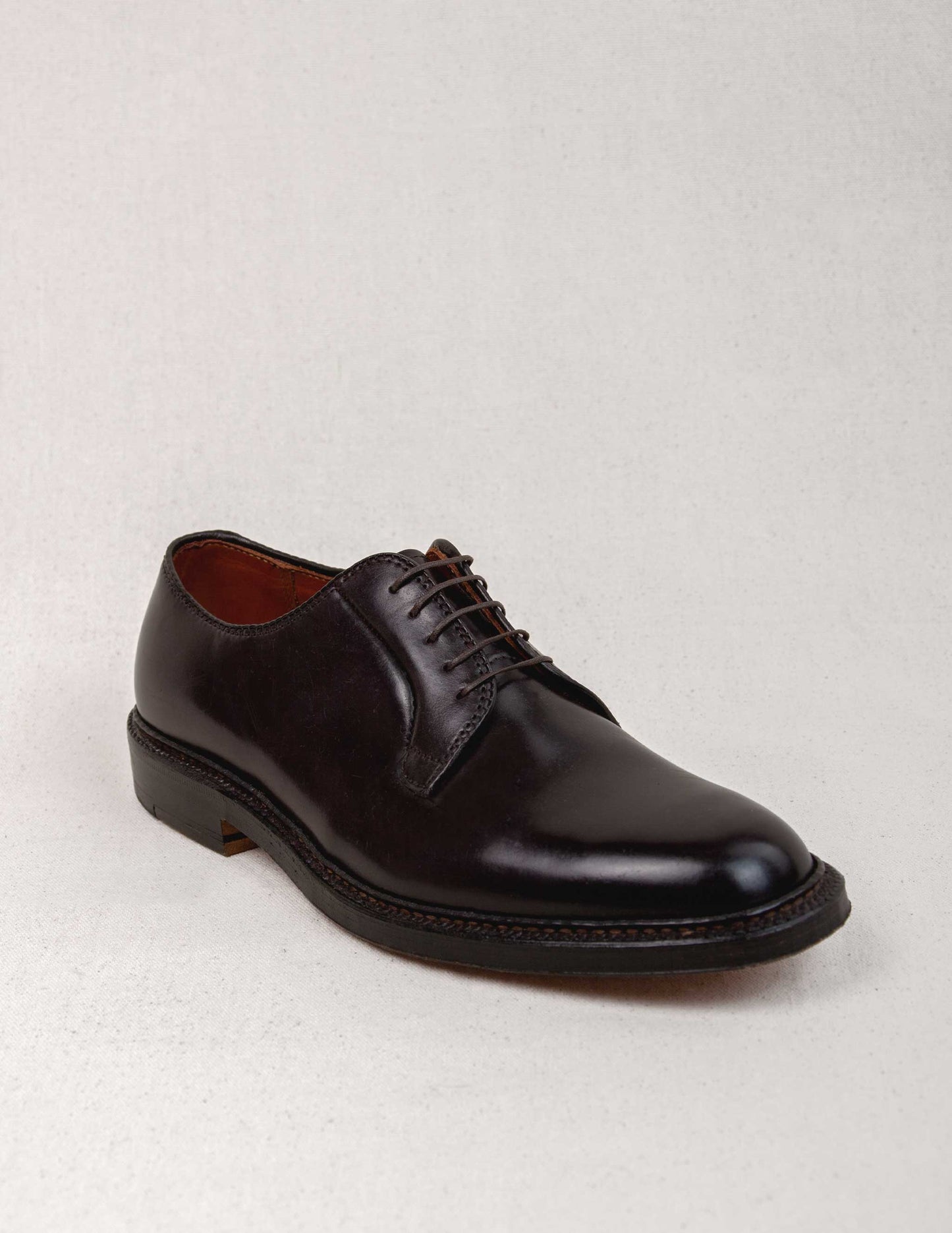 Alden Plain Toe Blucher 990 in Shell Cordovan