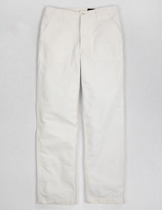 Series II Garment Dyed Utility Pant in Chalk