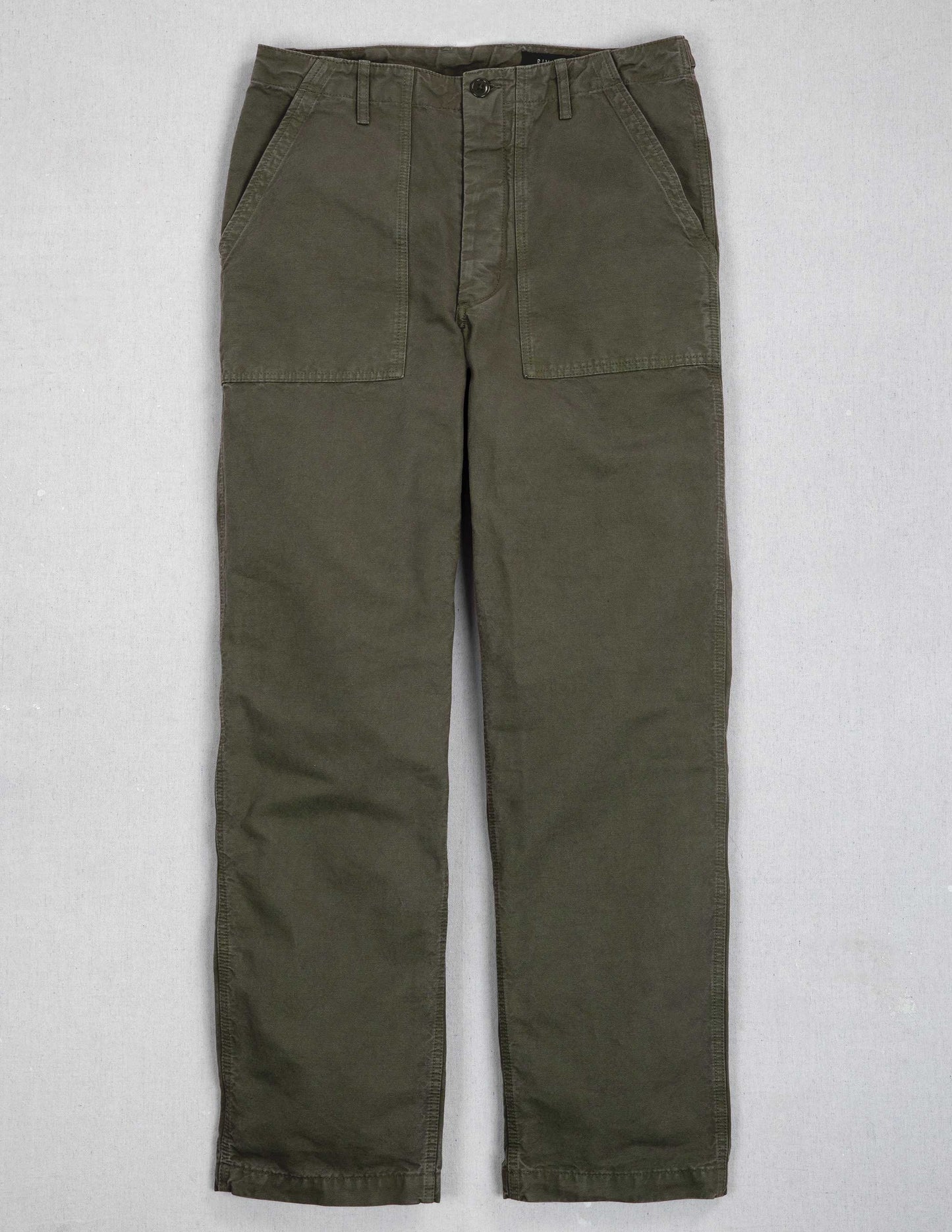 Series II Garment Dyed Utility Pant in Vintage Olive