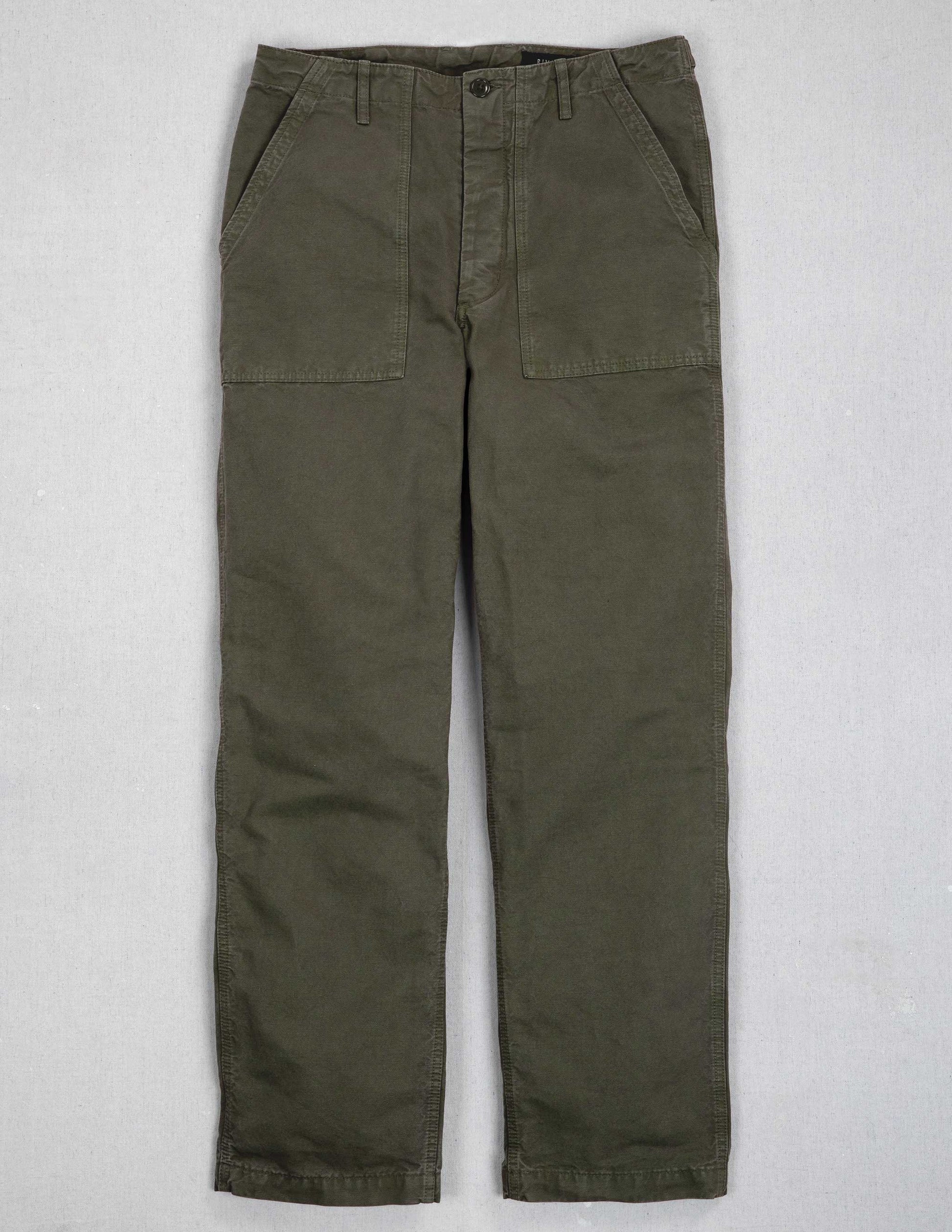 Series II Garment Dyed Utility Pant in Vintage Olive