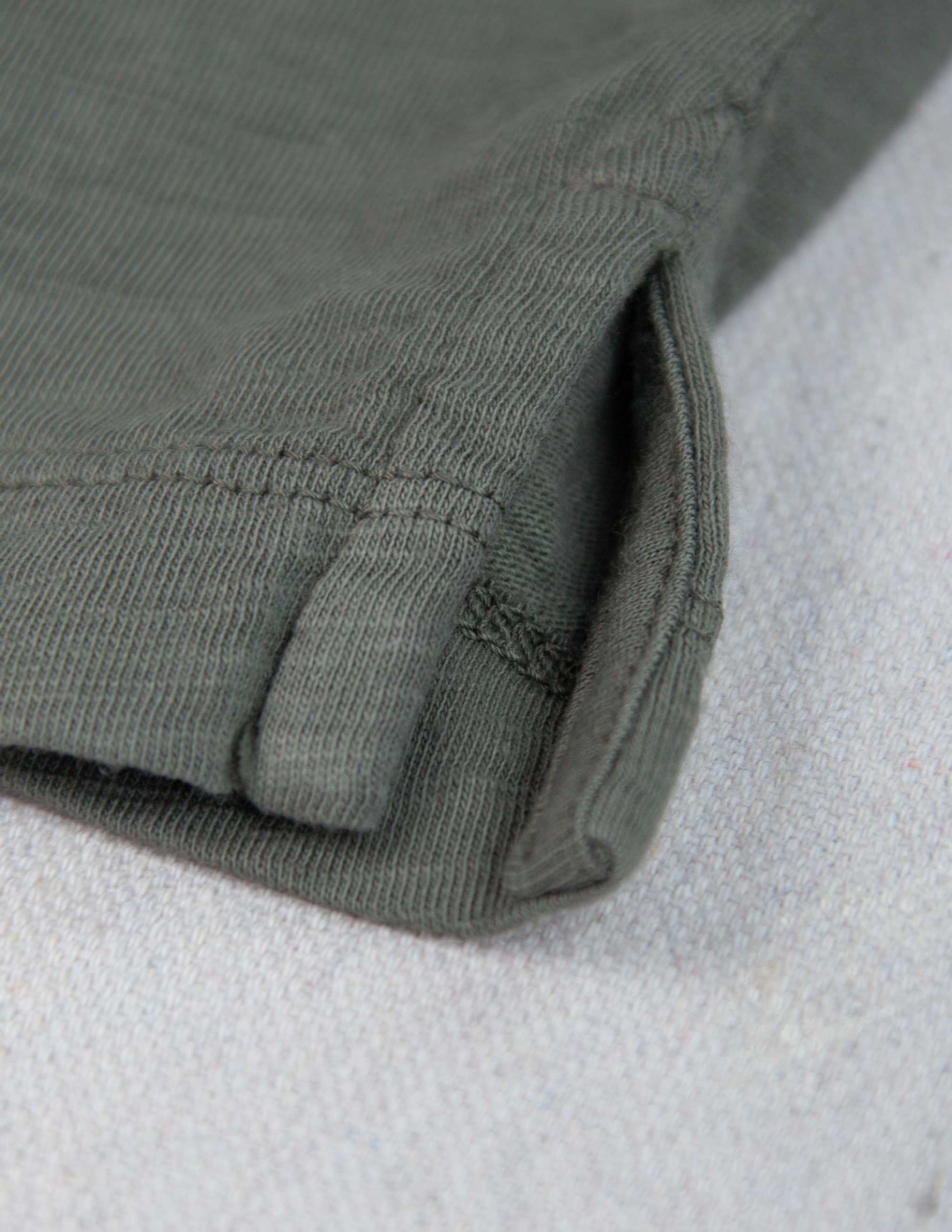 Garment Dyed Slub Jersey Polo in Armory