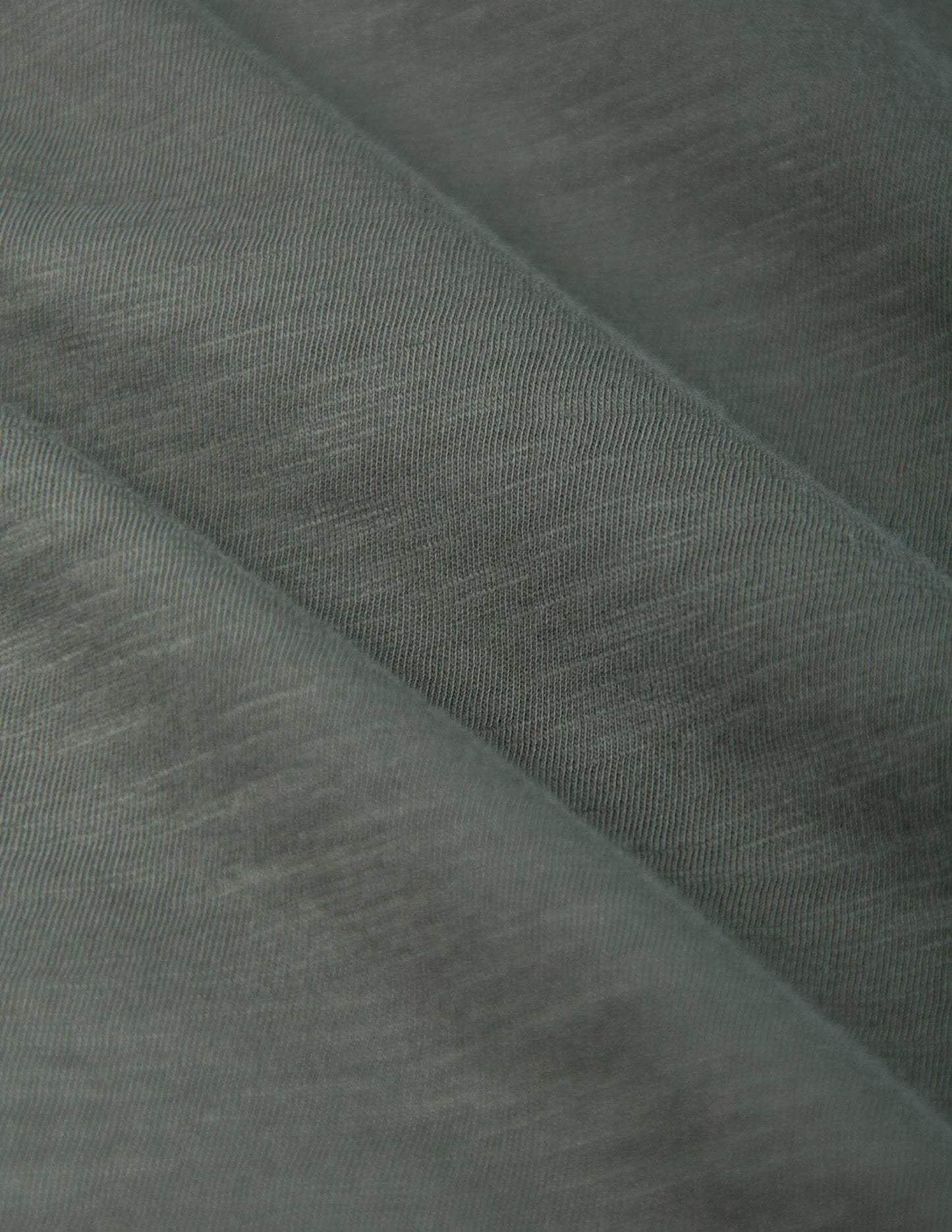 Garment Dyed Slub Jersey Polo in Armory