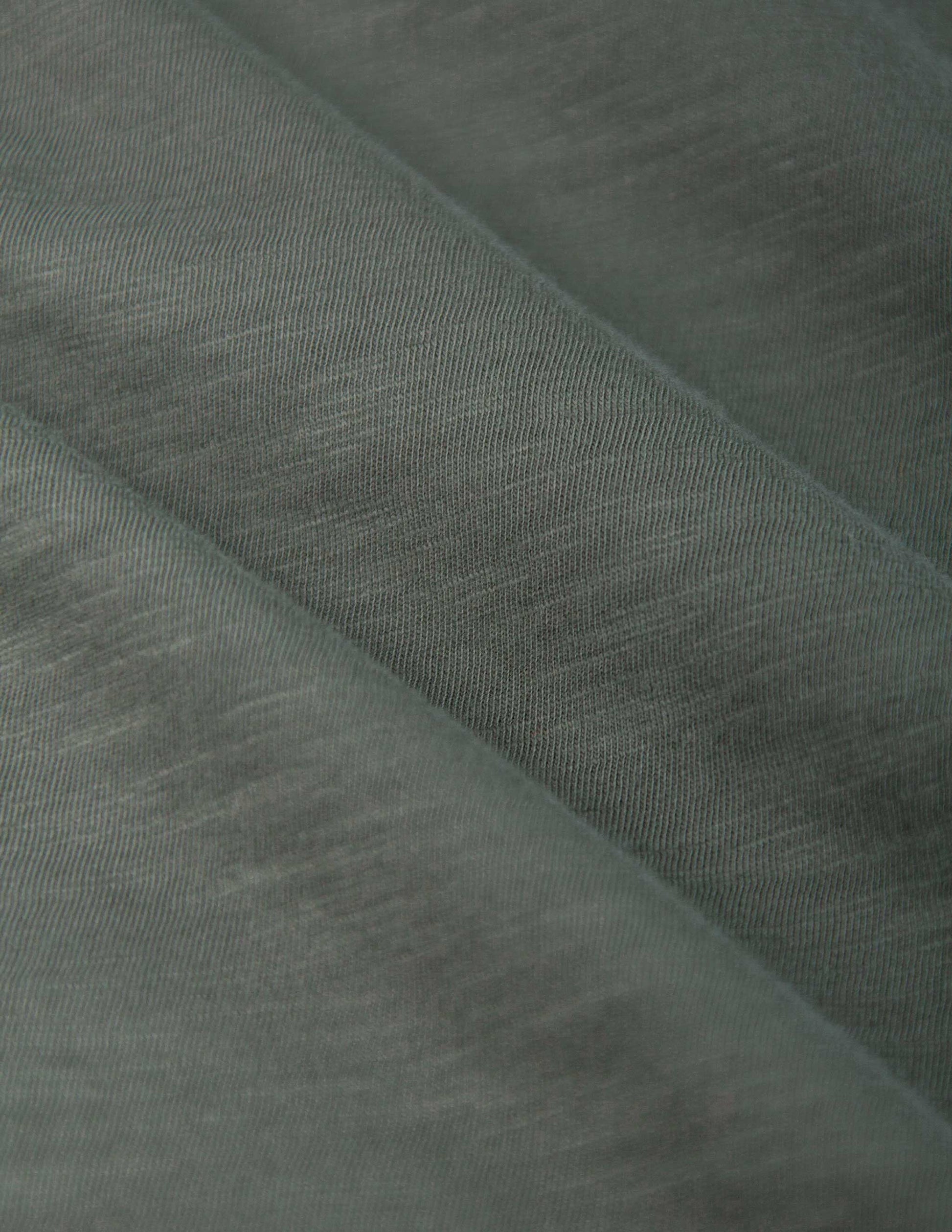 Garment Dyed Slub Jersey Polo in Armory