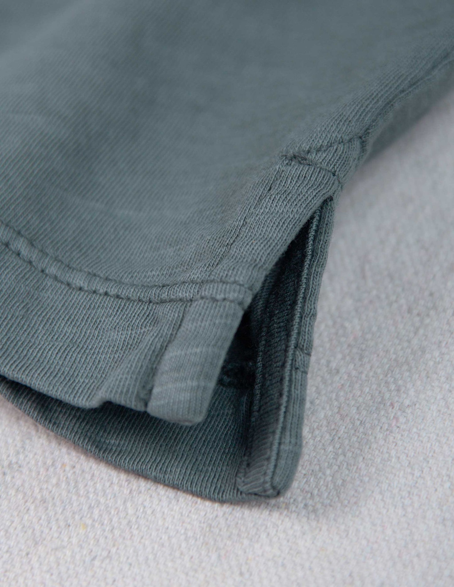 Garment Dyed Slub Jersey Polo in Storm