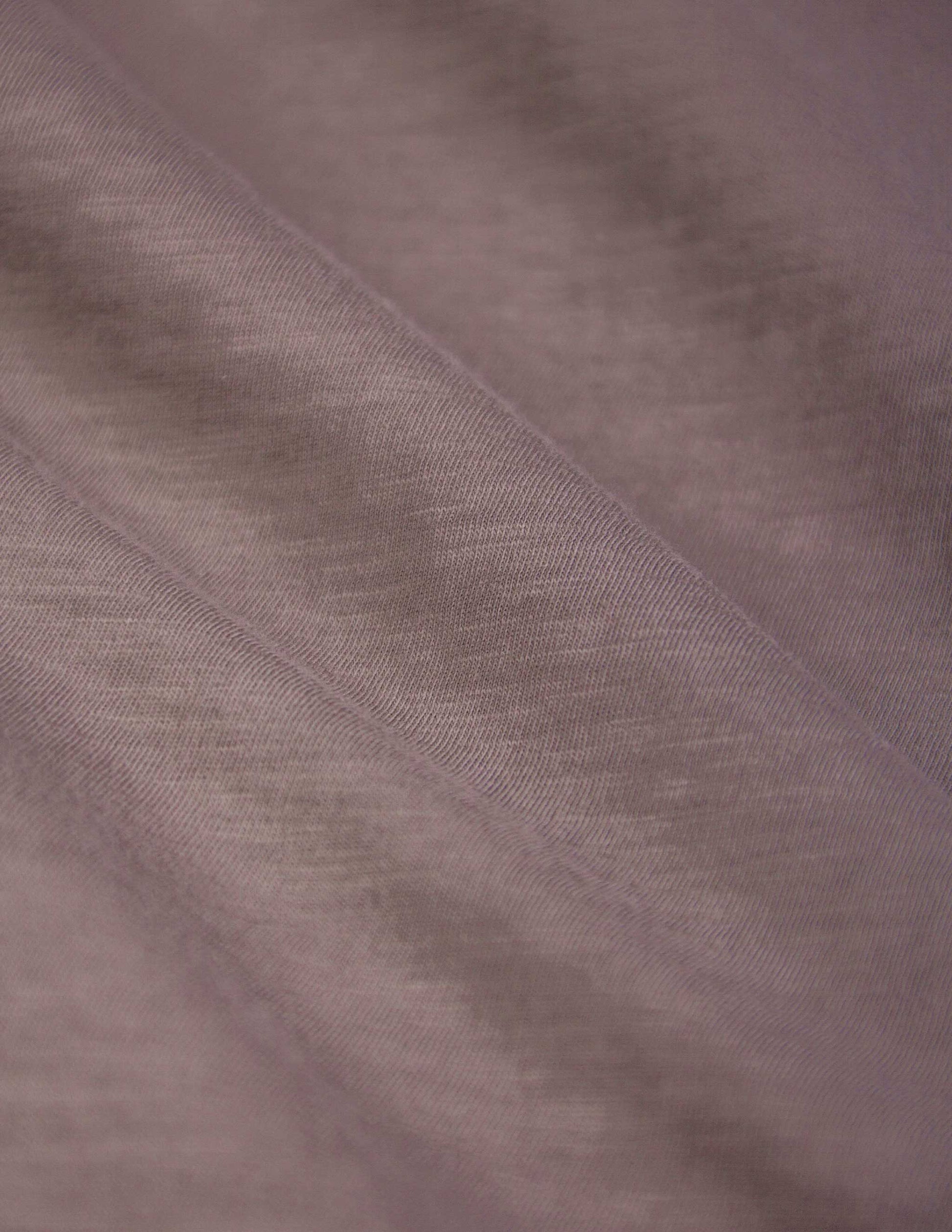 Slub Cotton Pocket Tee in Mojave Plum