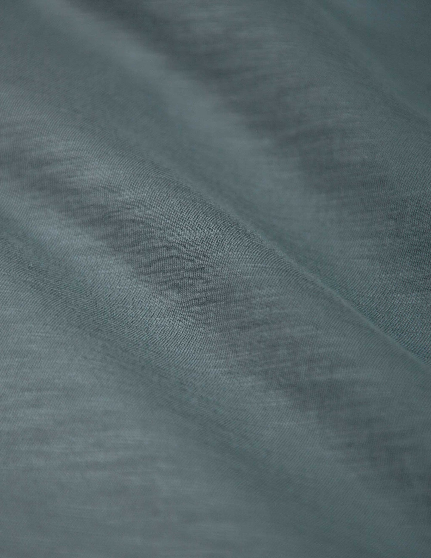 Slub Cotton Pocket Tee in Storm