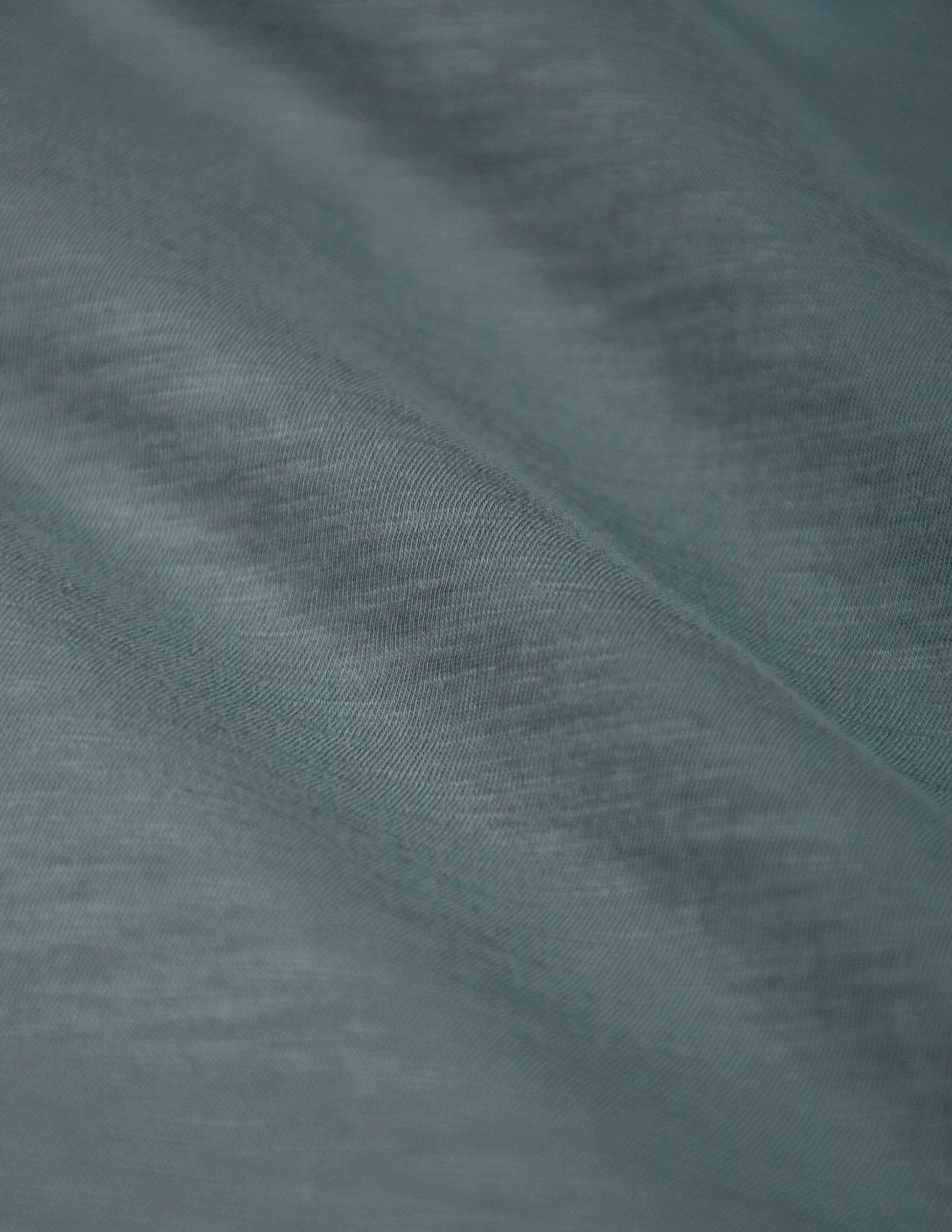Slub Cotton Pocket Tee in Storm