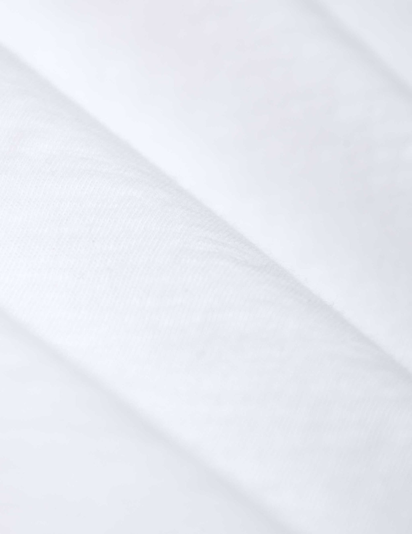 Slub Cotton Pocket Tee in White