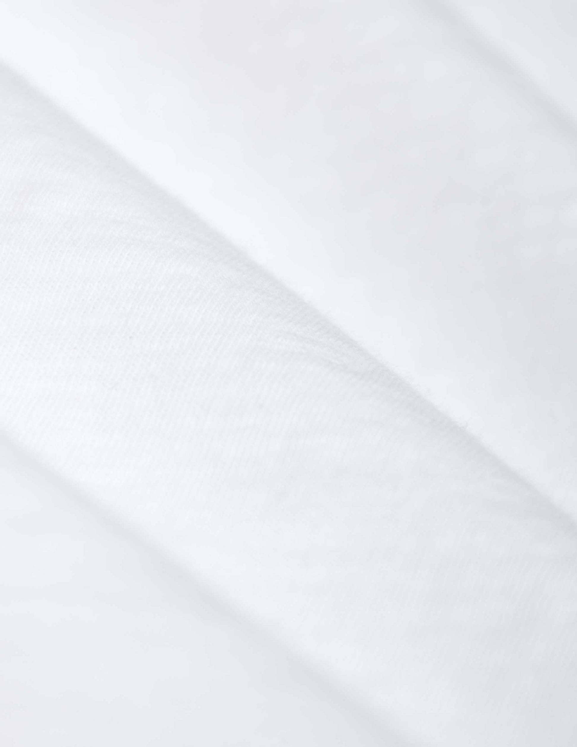 Slub Cotton Pocket Tee in White