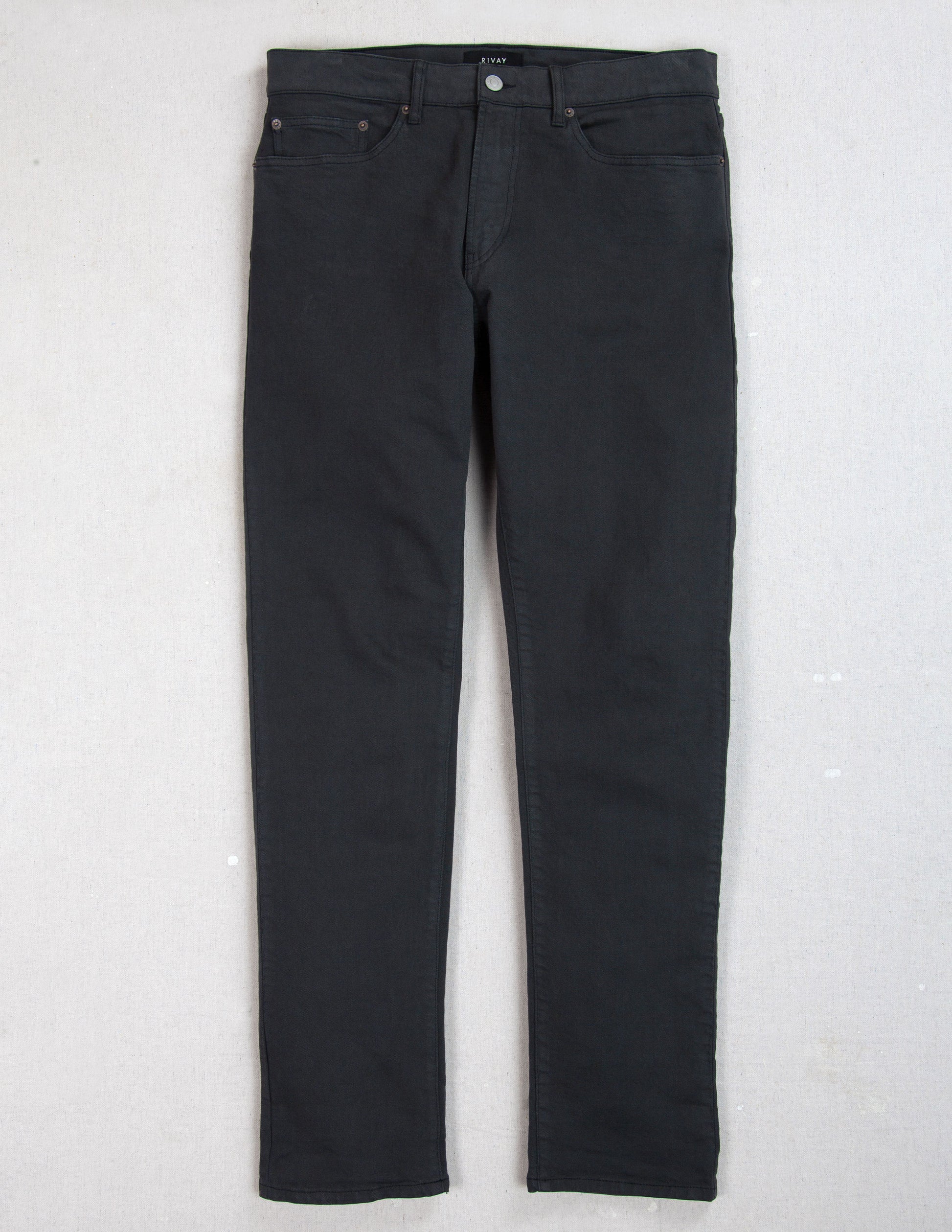 Wade Garment Dyed Five Pocket Pant in Carbon