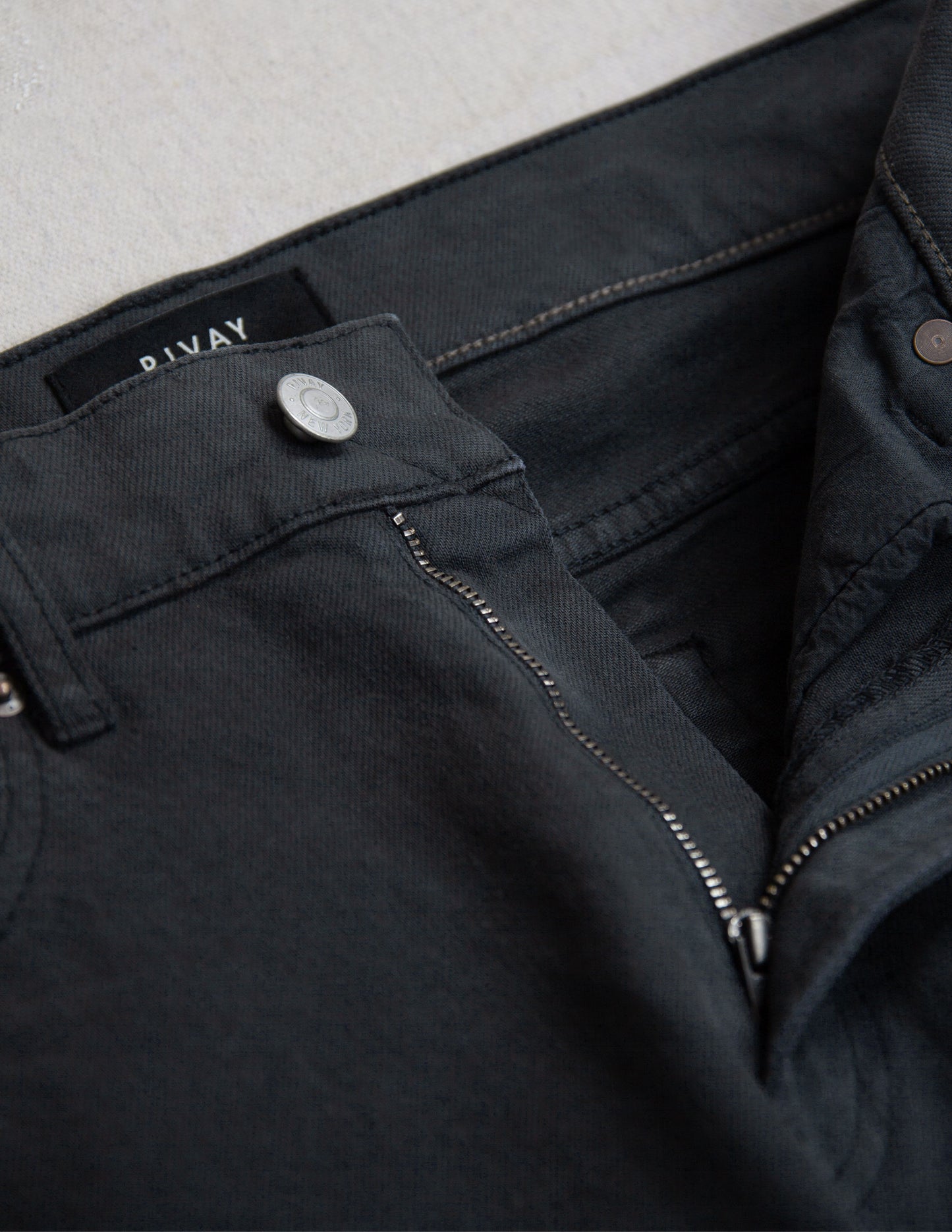Wade Garment Dyed Five Pocket Pant in Carbon