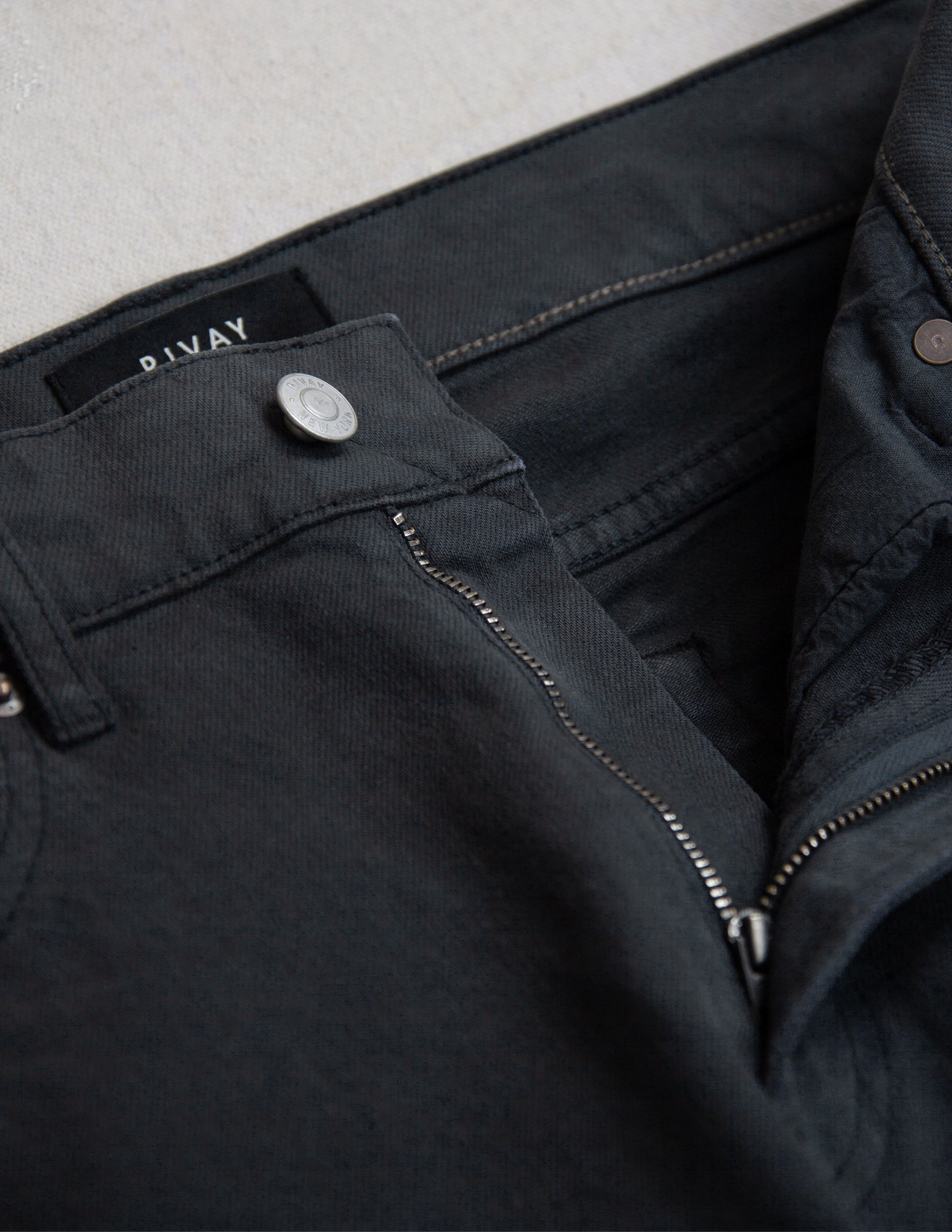 Wade Garment Dyed Five Pocket Pant in Carbon