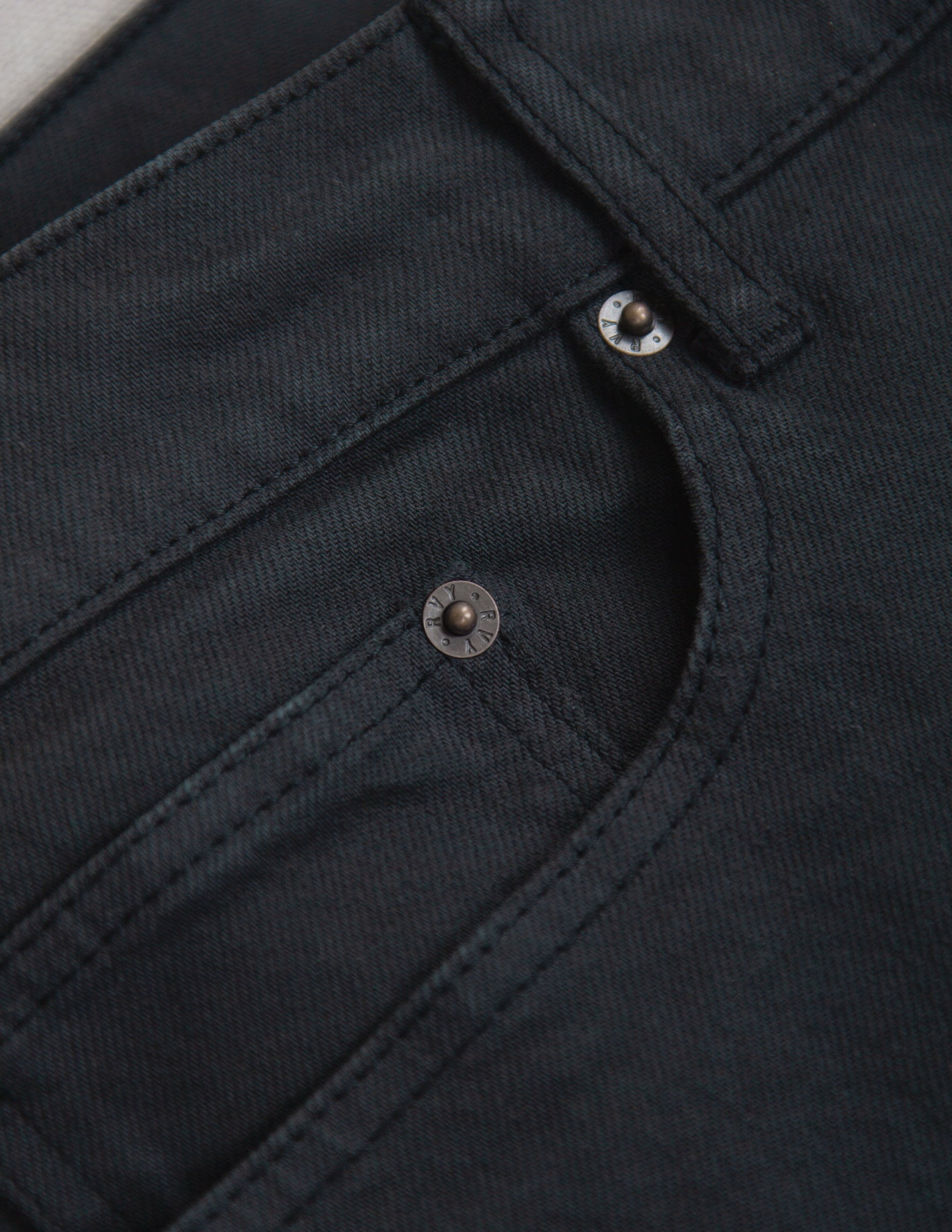 Wade Garment Dyed Five Pocket Pant in Carbon