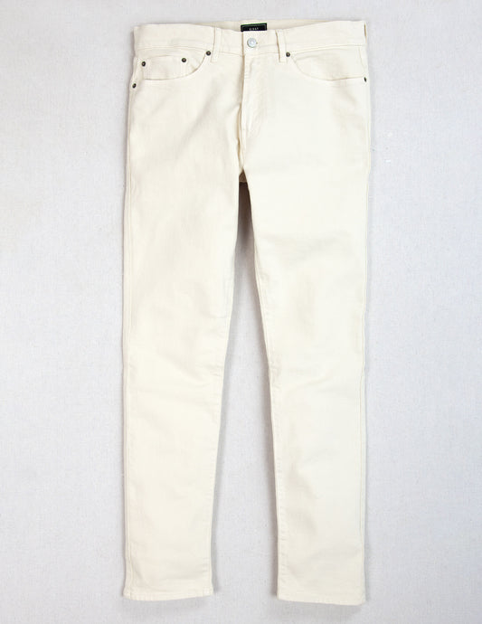 Wade Garment Dyed Five Pocket Pant in Natural