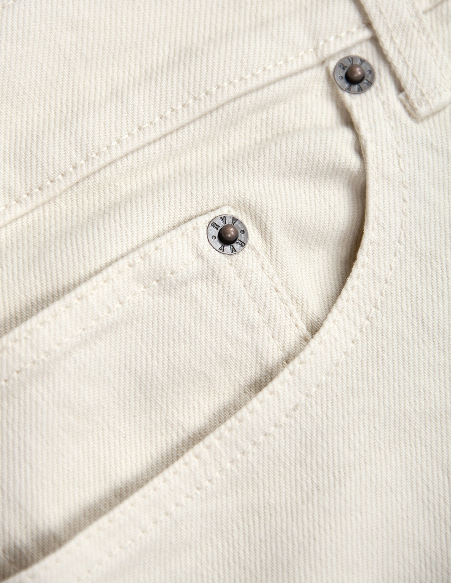 Wade Garment Dyed Five Pocket Pant in Natural