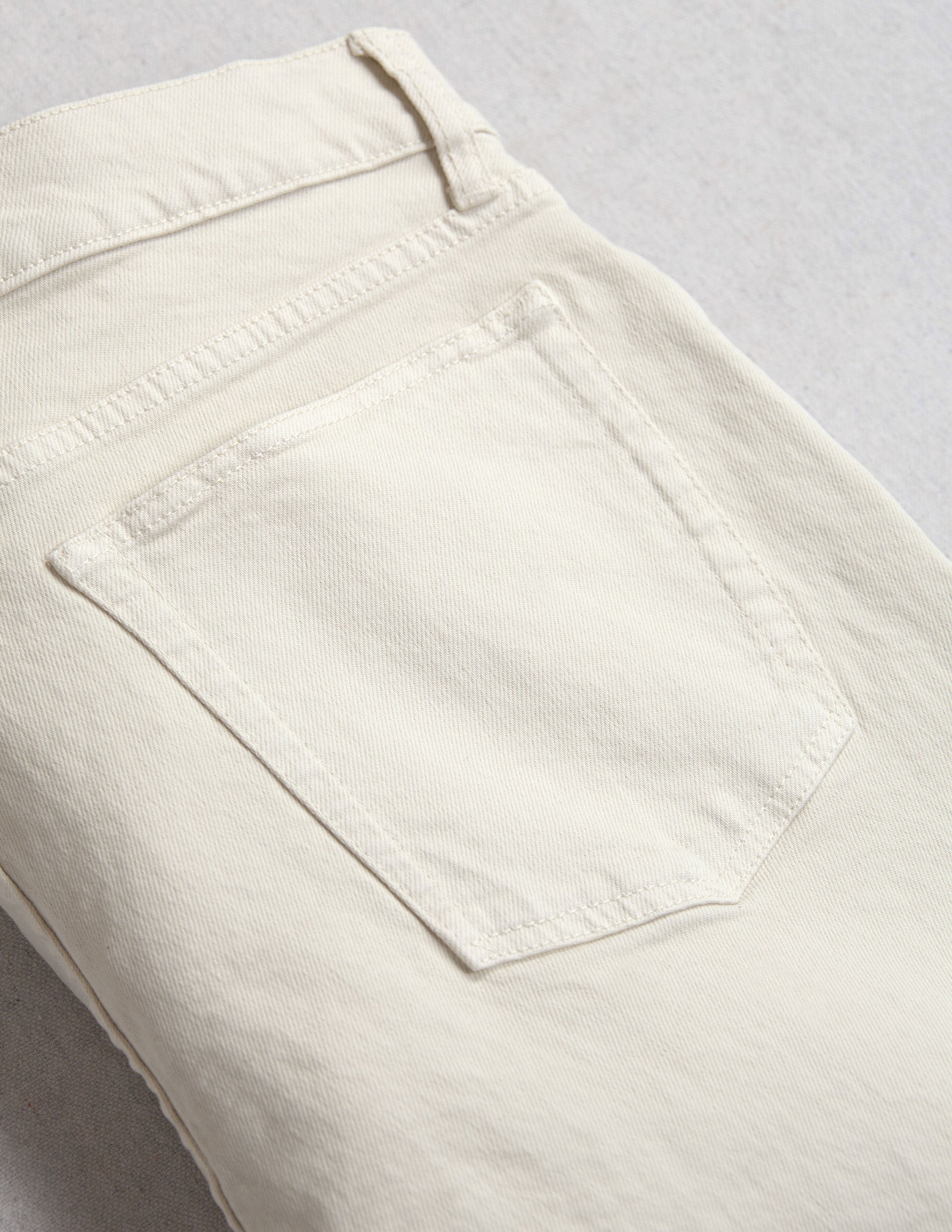 Wade Garment Dyed Five Pocket Pant in Natural