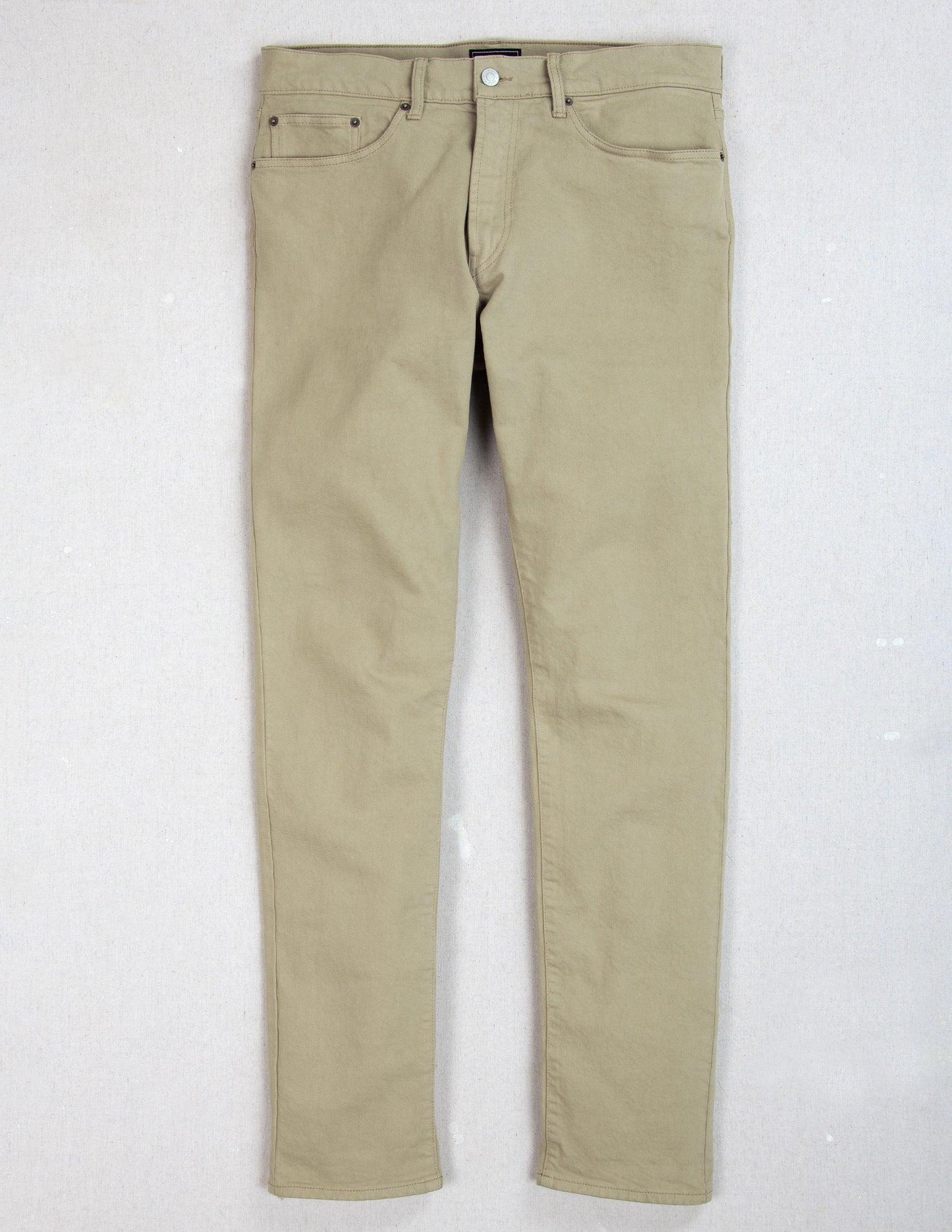 Wade Garment Dyed Five Pocket Pant in Sand