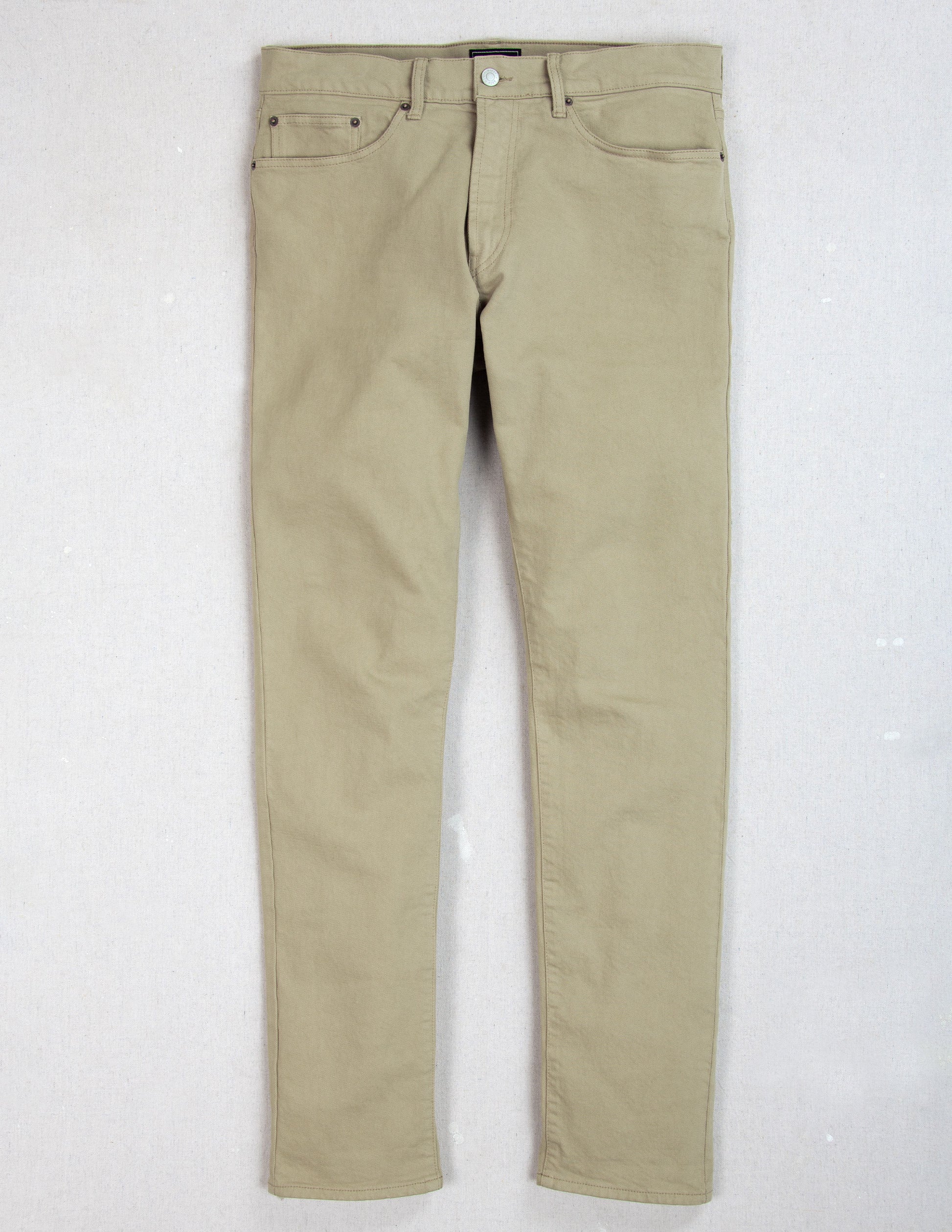 Wade Garment Dyed Five Pocket Pant in Sand