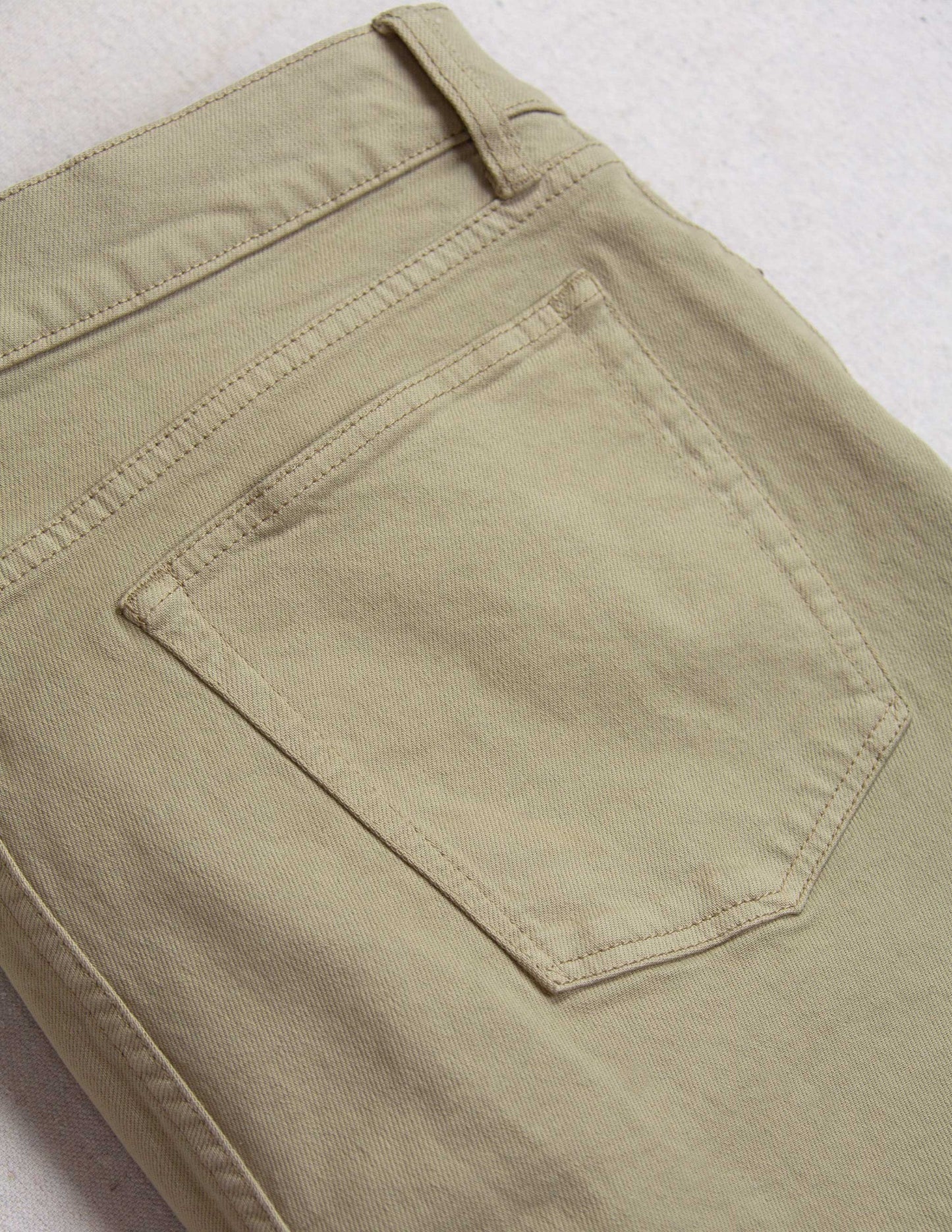 Wade Garment Dyed Five Pocket Pant in Sand