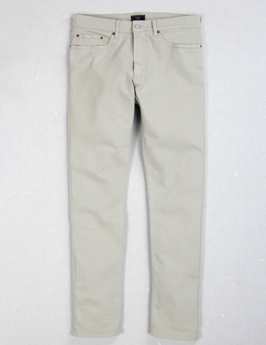 Wade Garment Dyed Five Pocket Pant in Stone Grey