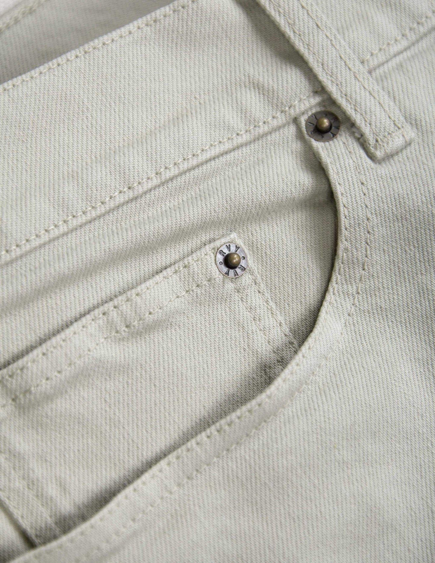 Wade Garment Dyed Five Pocket Pant in Stone Grey