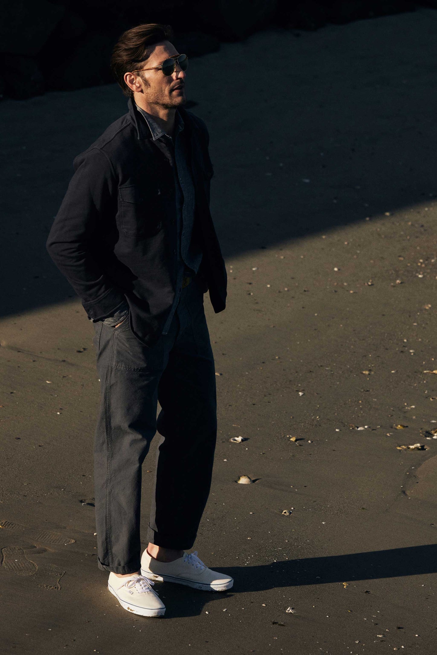 The Deck French Terry Utility Knit Shirt 