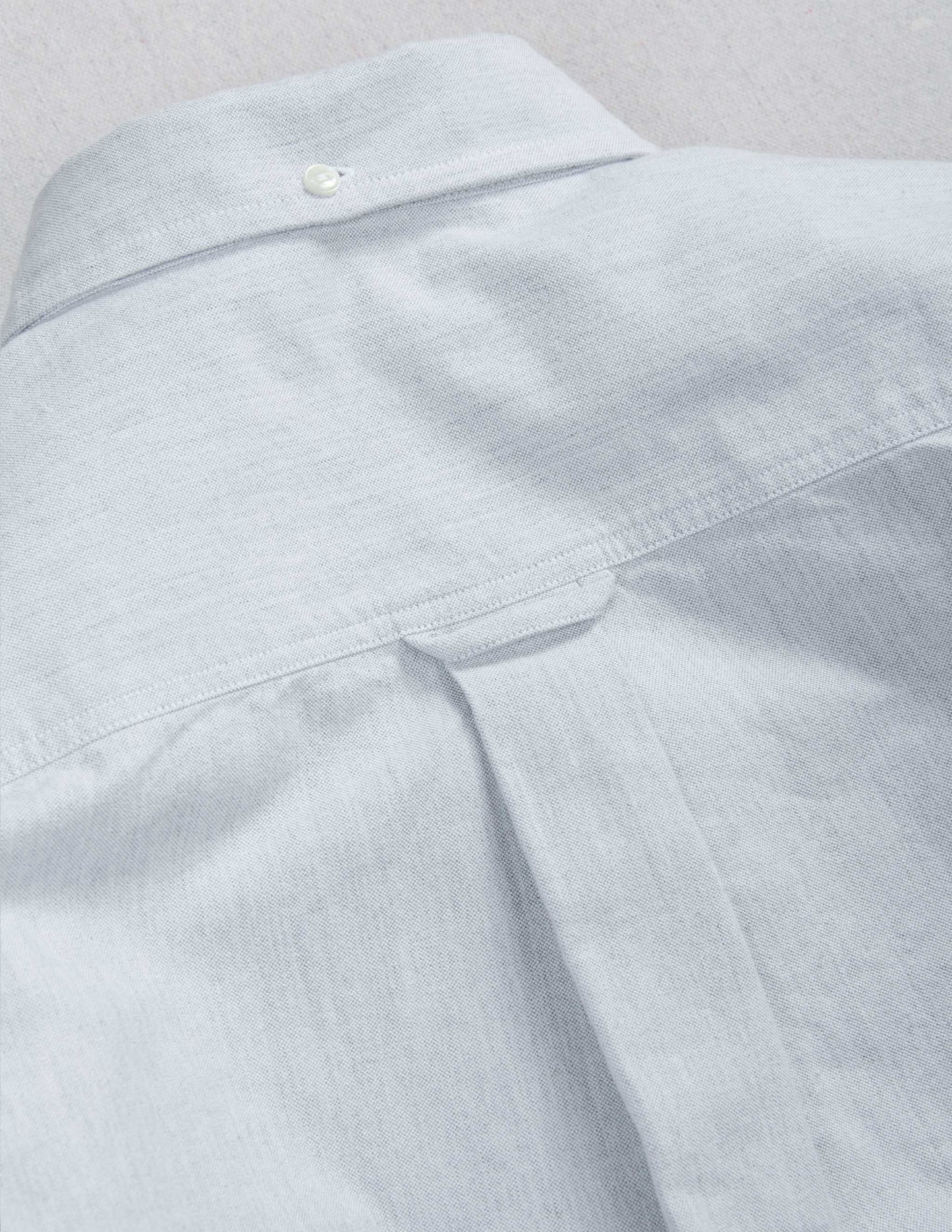 Shaw Selvedge Oxford Button Down in Heather Grey