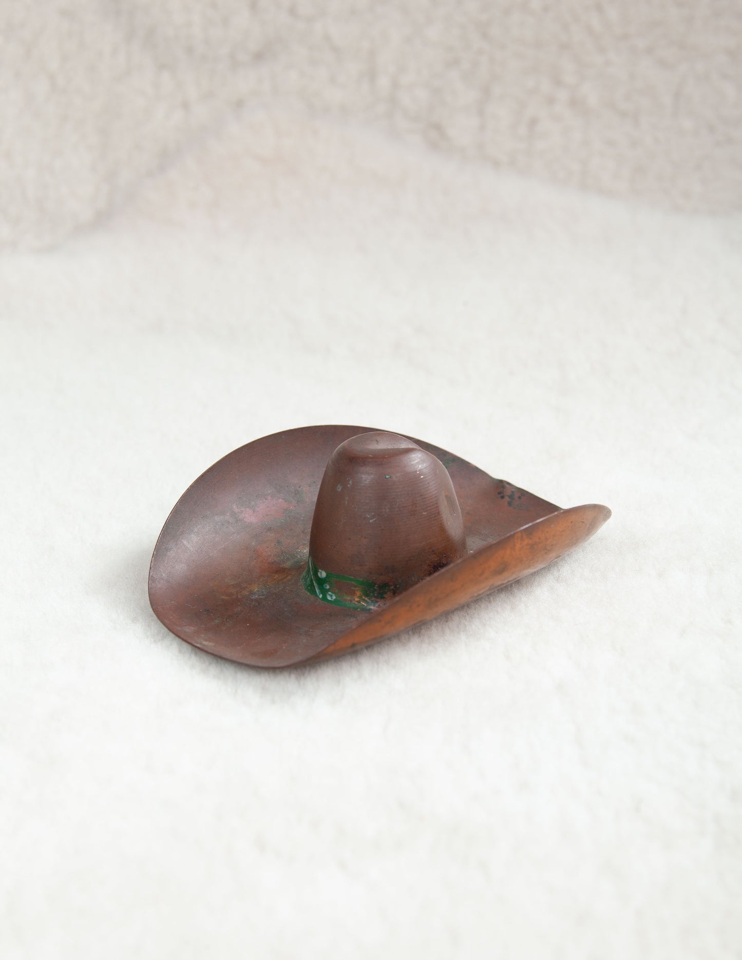 Small Copper Cowboy Hat Catch-All