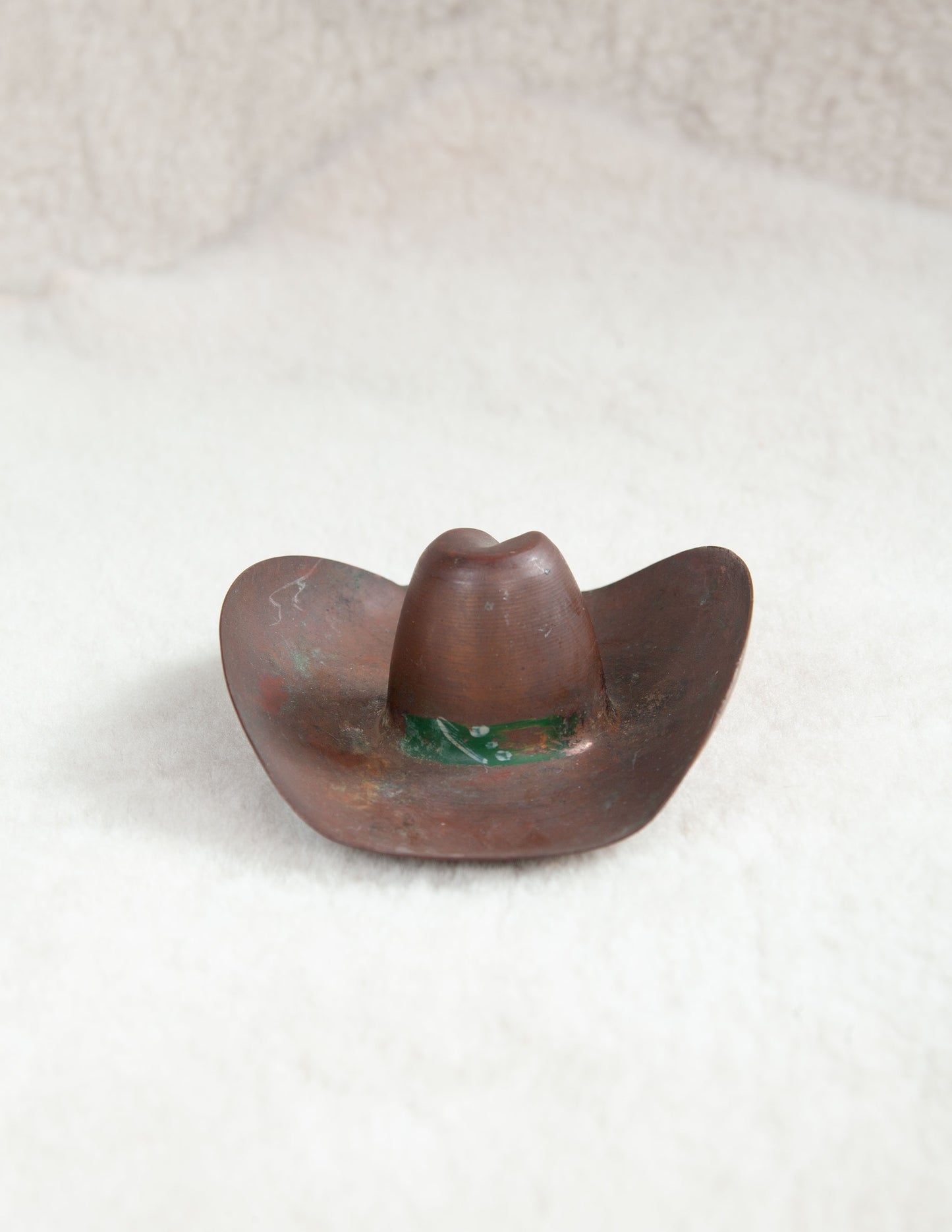 Small Copper Cowboy Hat Catch-All