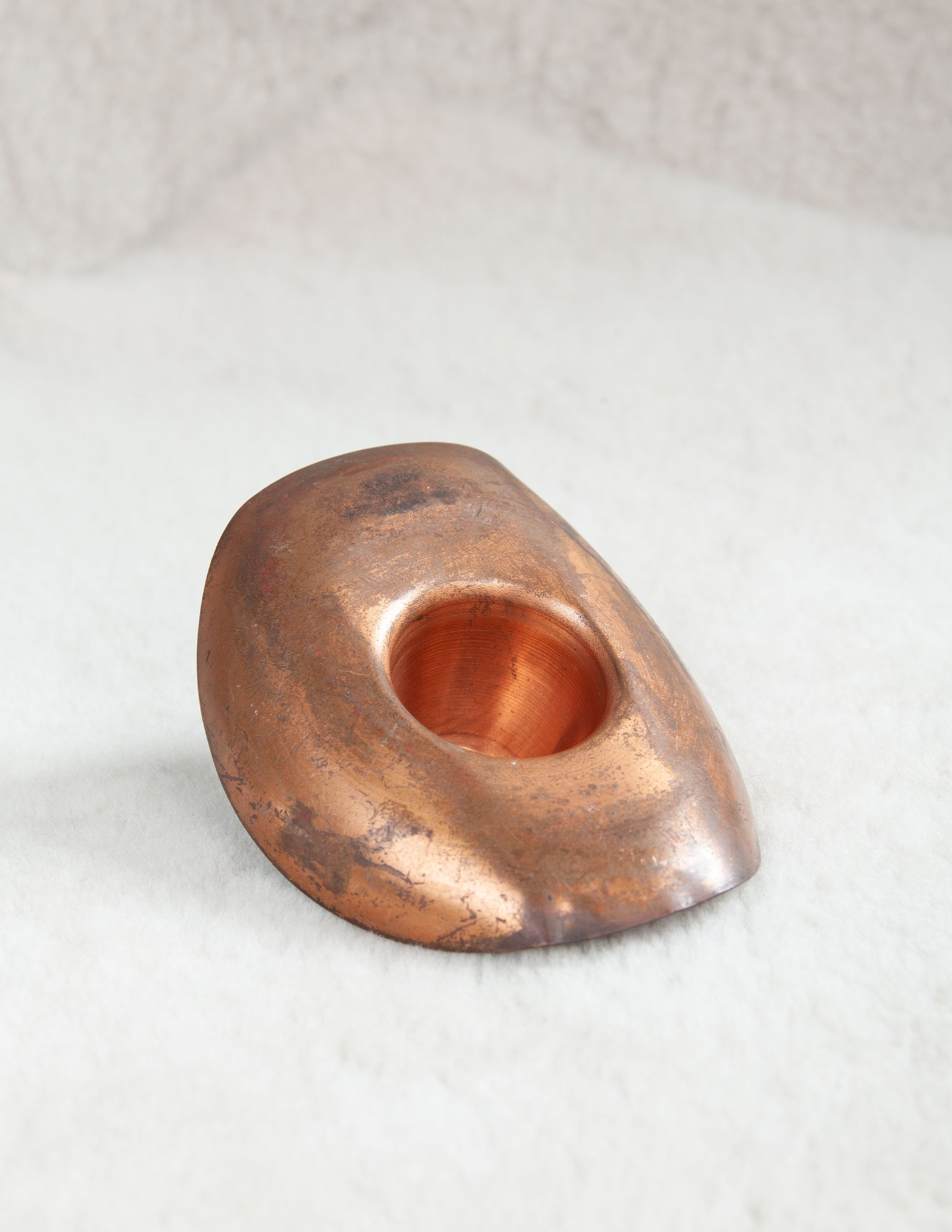Small Copper Cowboy Hat Catch-All