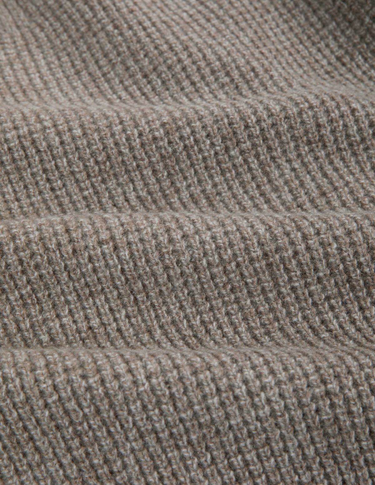 Sonny Waffle Sweater in Khaki Marl