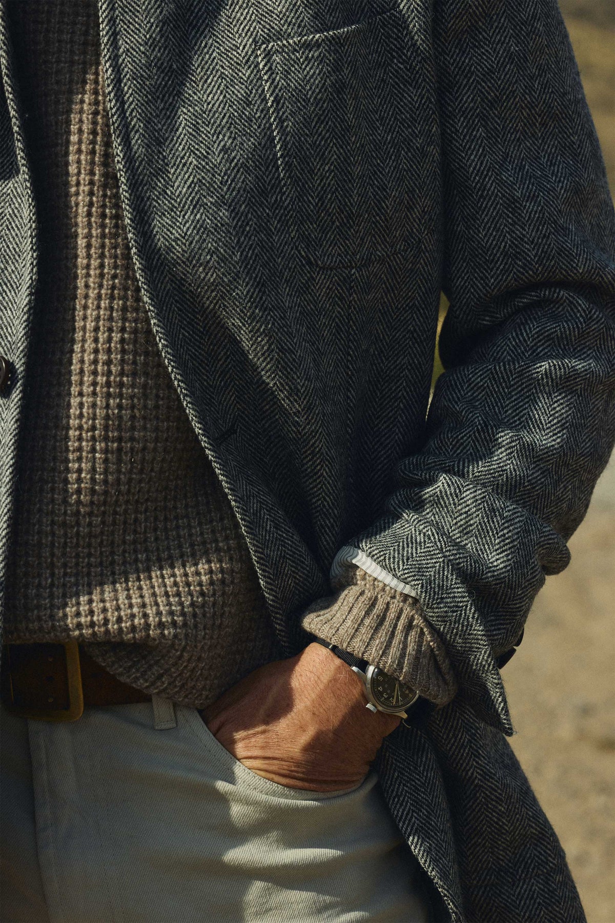 Stanton Wool Herringbone Tweed Sportcoat
