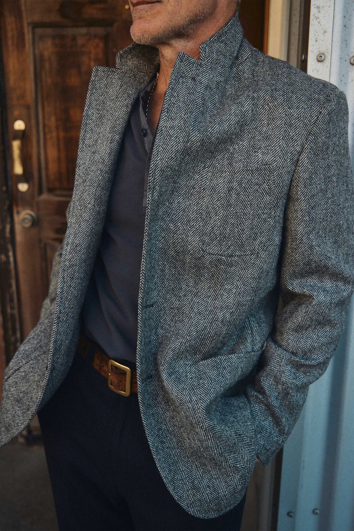 Stanton Wool Herringbone Tweed Sportcoat
